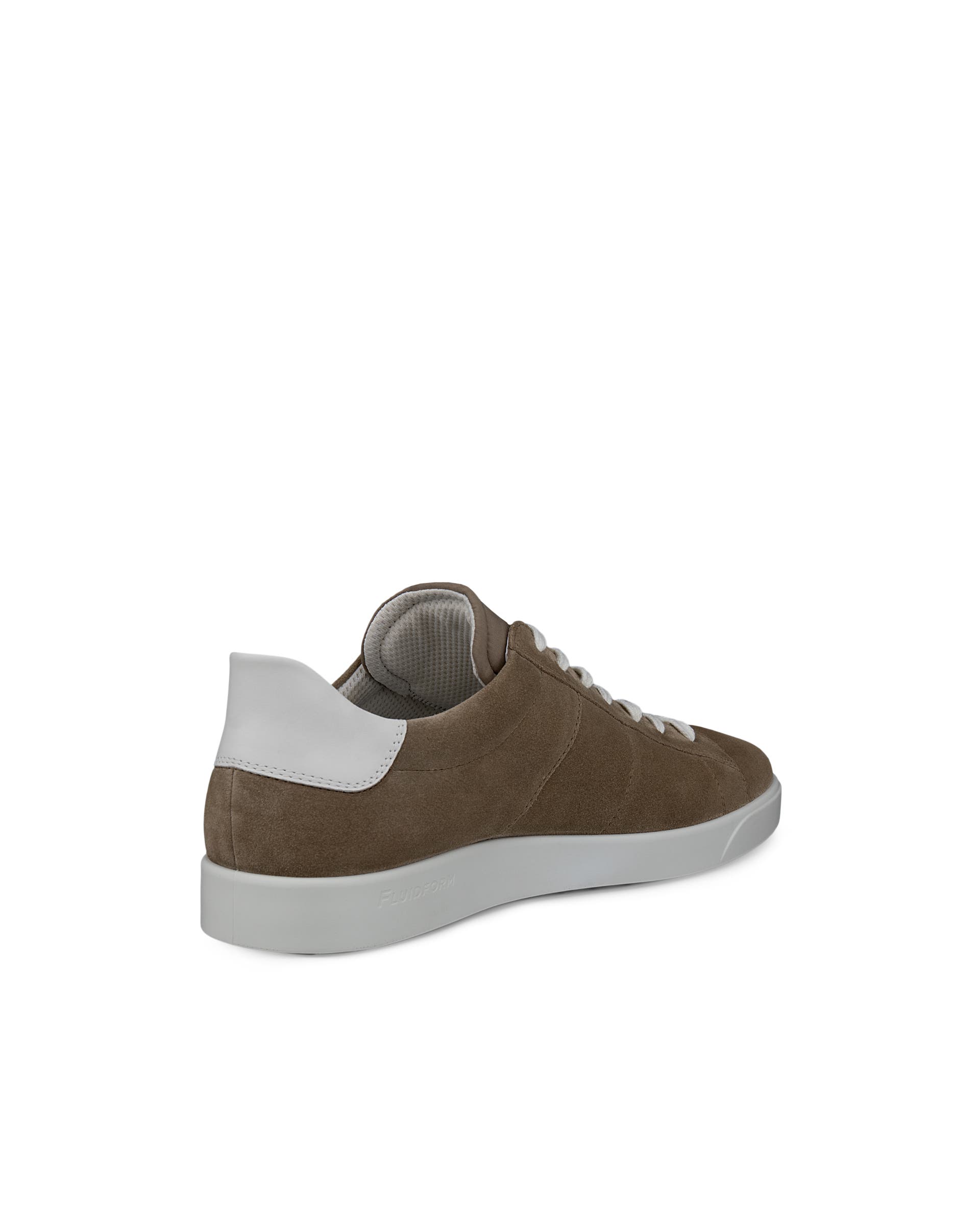 ECCO® STREET LITE baskets en daim pour homme - Marron - Back