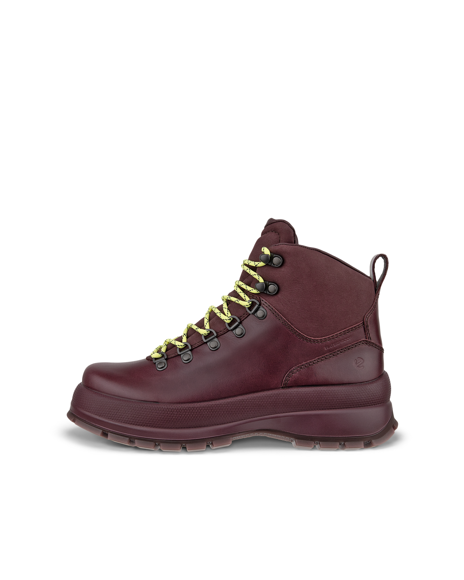 ECCO Track ウィメンズ レザーウォータープルーフレースアップブーツ