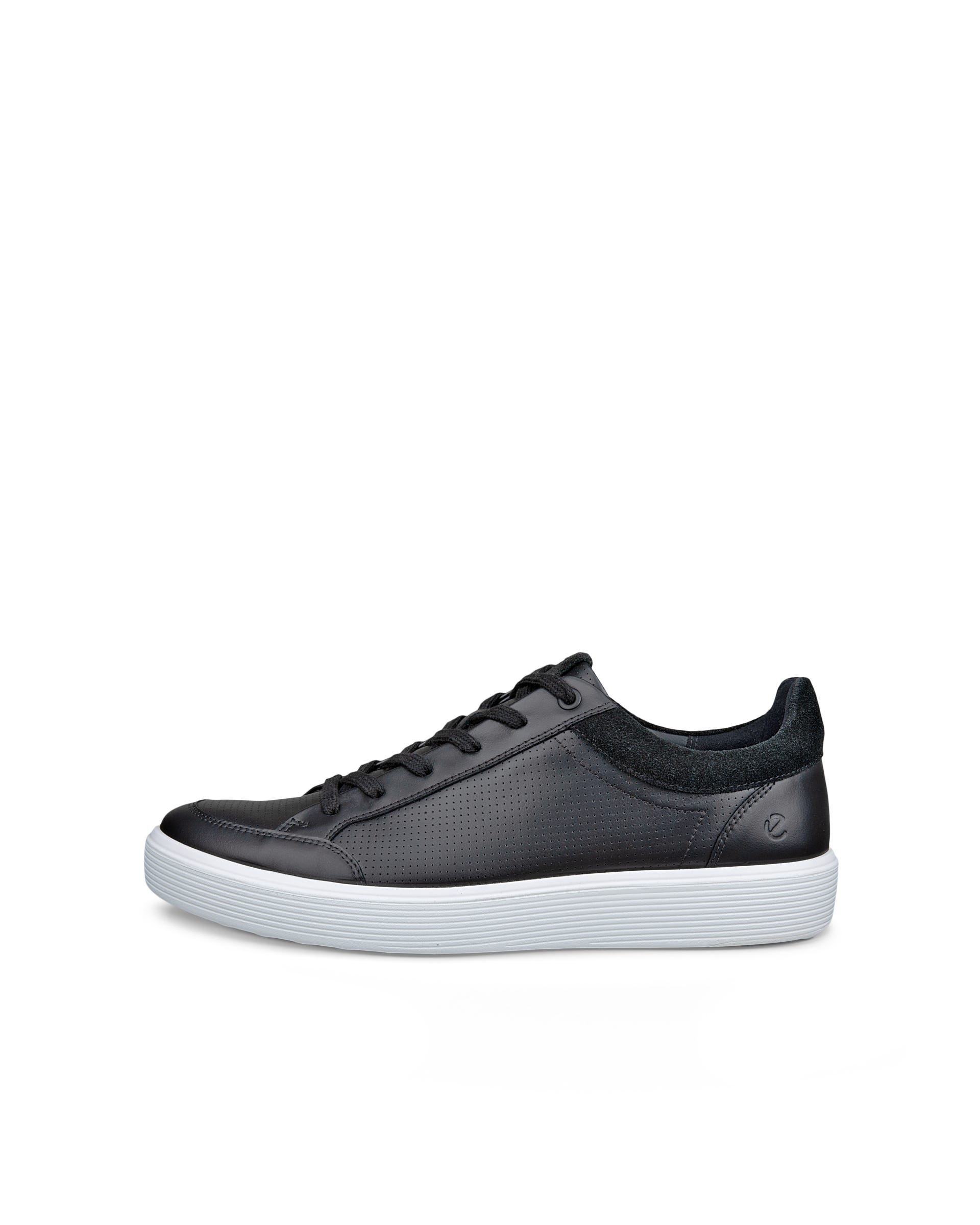 Men's ECCO® Soft 60 Leather Sneaker Black