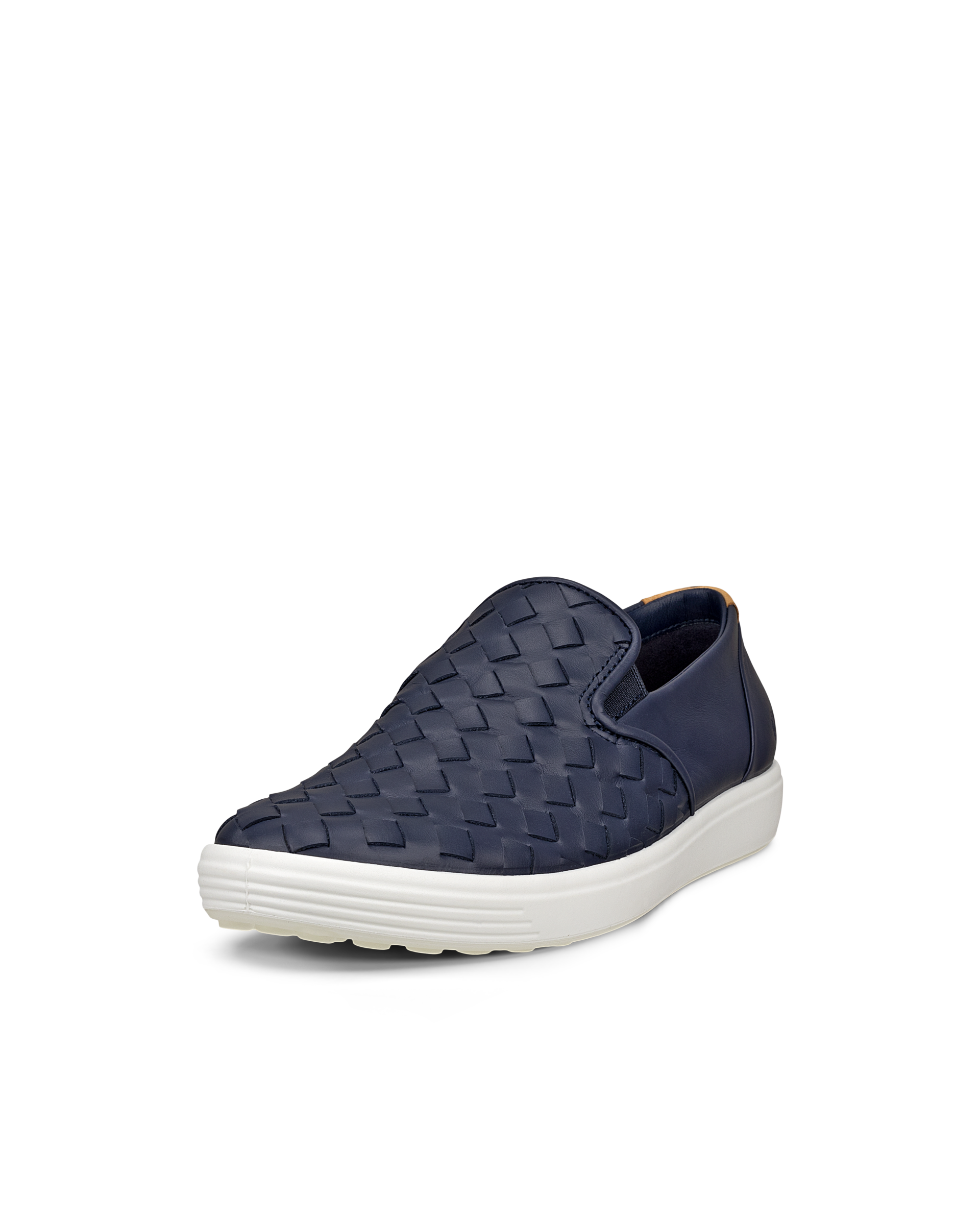 Women's ECCO® Soft 7 Woven Leather Slip-On | Blue
