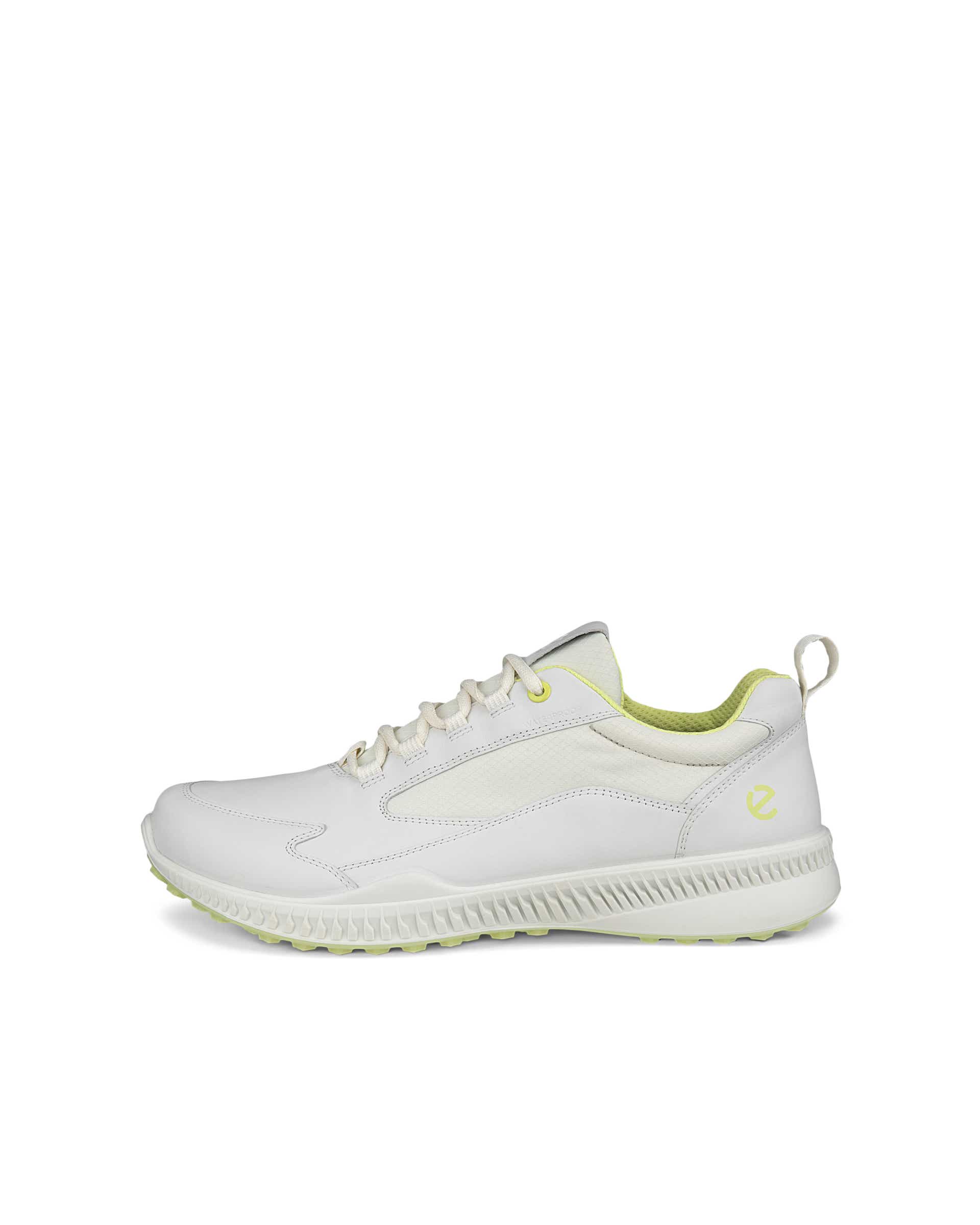 Men's ECCO® Golf S-Hybrid Leather Waterproof Golf Shoe | White