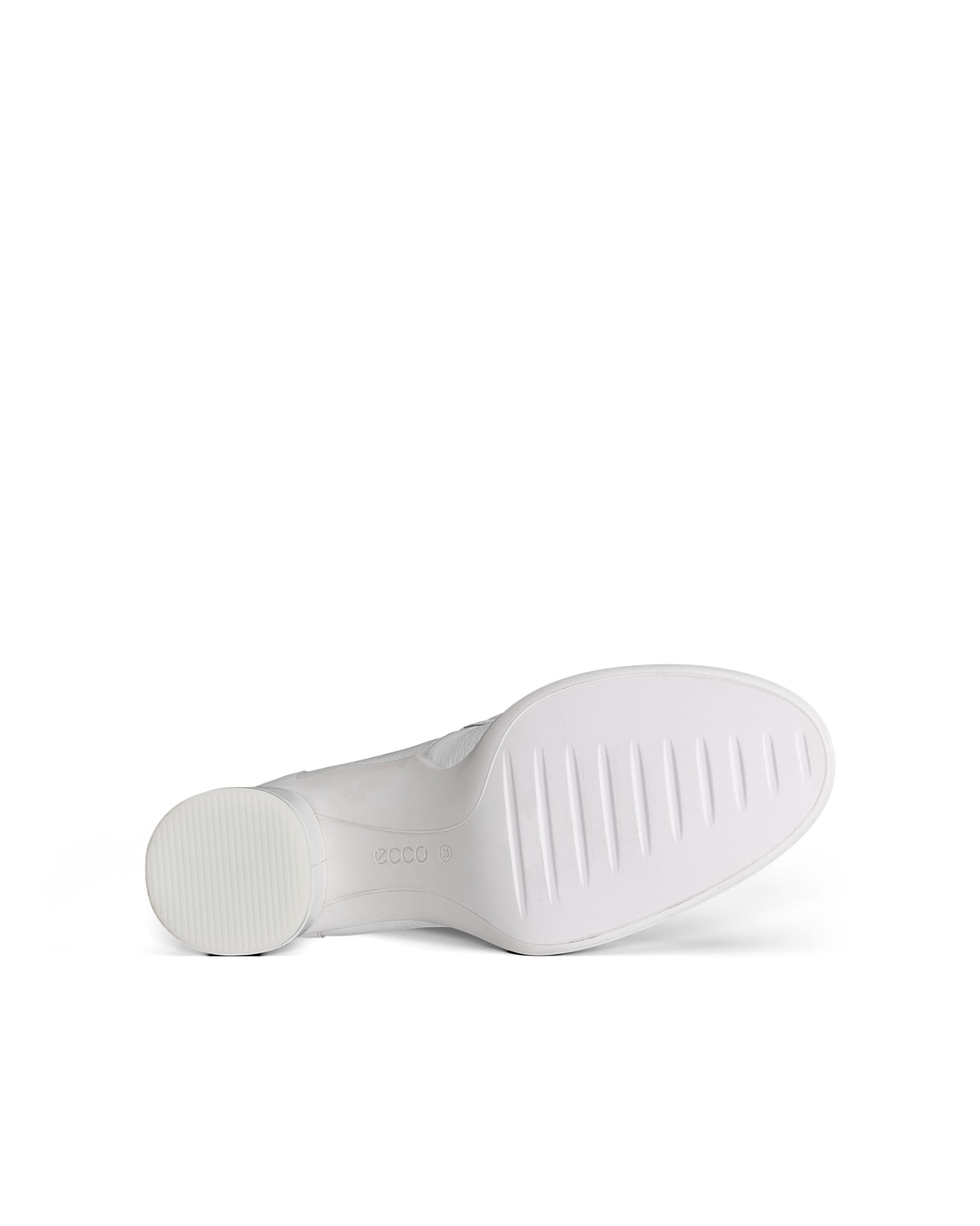 ECCO Sculpted LX 55 ウィメンズ レザーブロックヒール - ホワイト - Sole