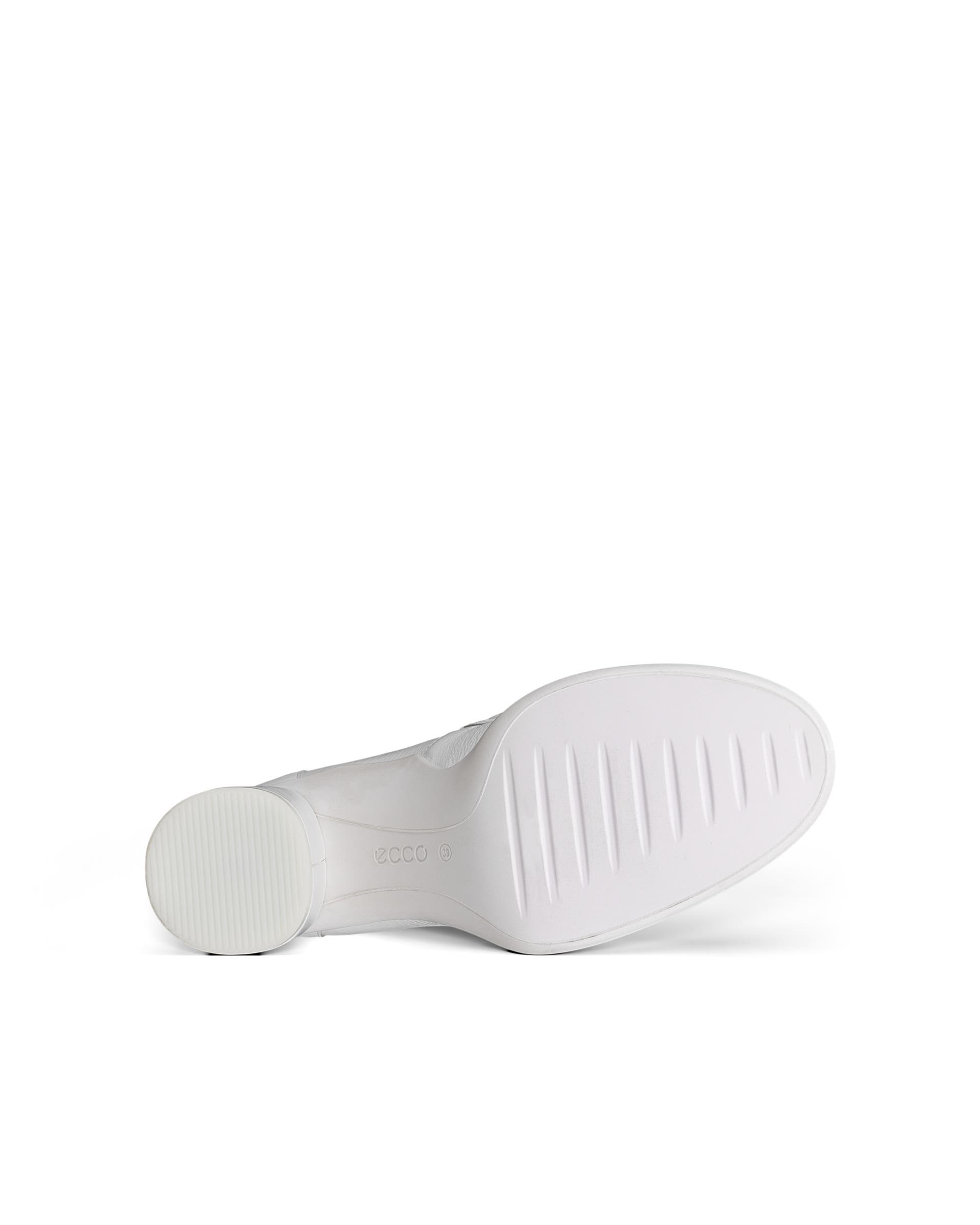 ECCO Sculpted LX 55 ウィメンズ レザーブロックヒール - ホワイト - Sole