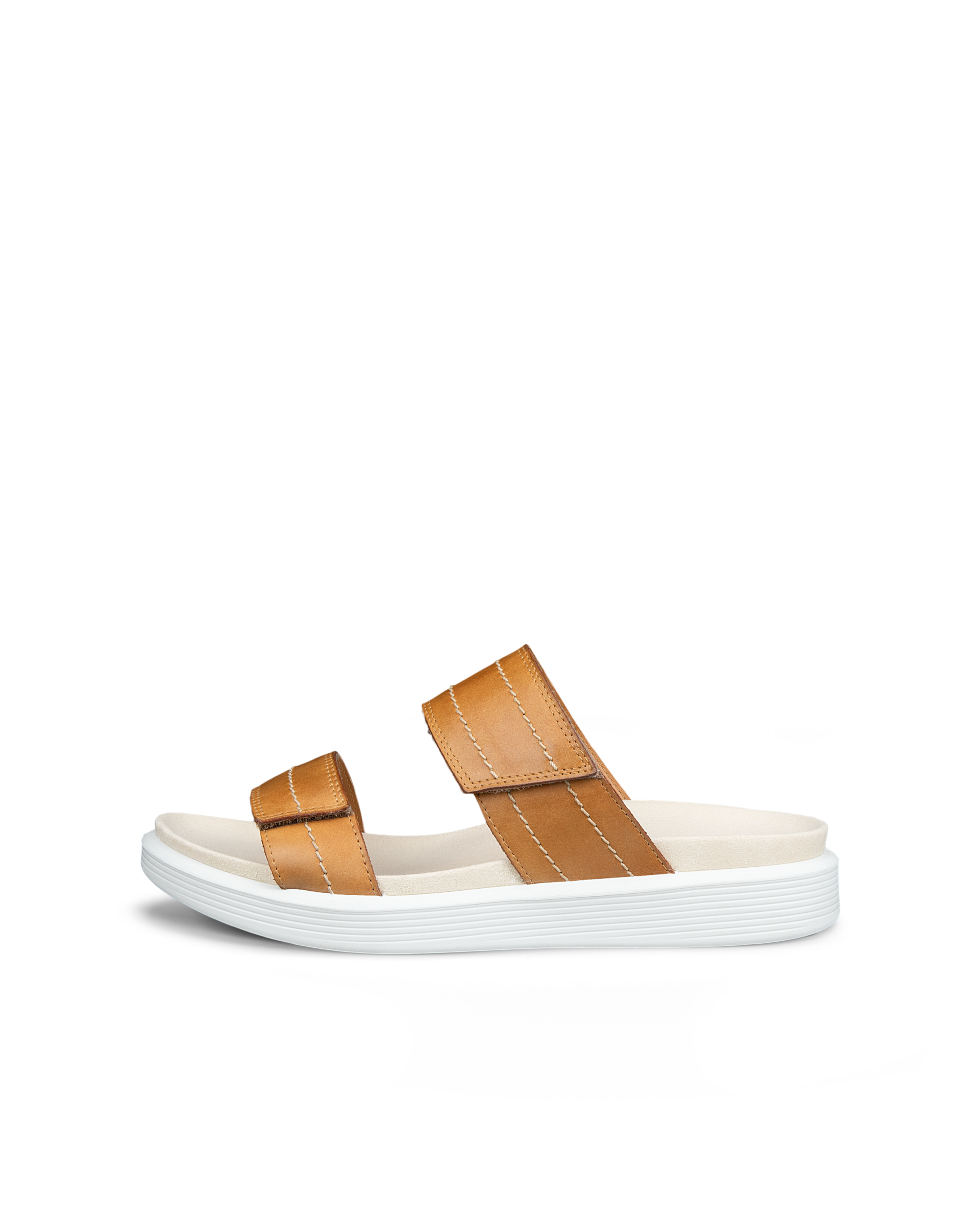 ECCO SOFT SANDAL - Damen Pantolette aus Nubukleder - Braun - 40