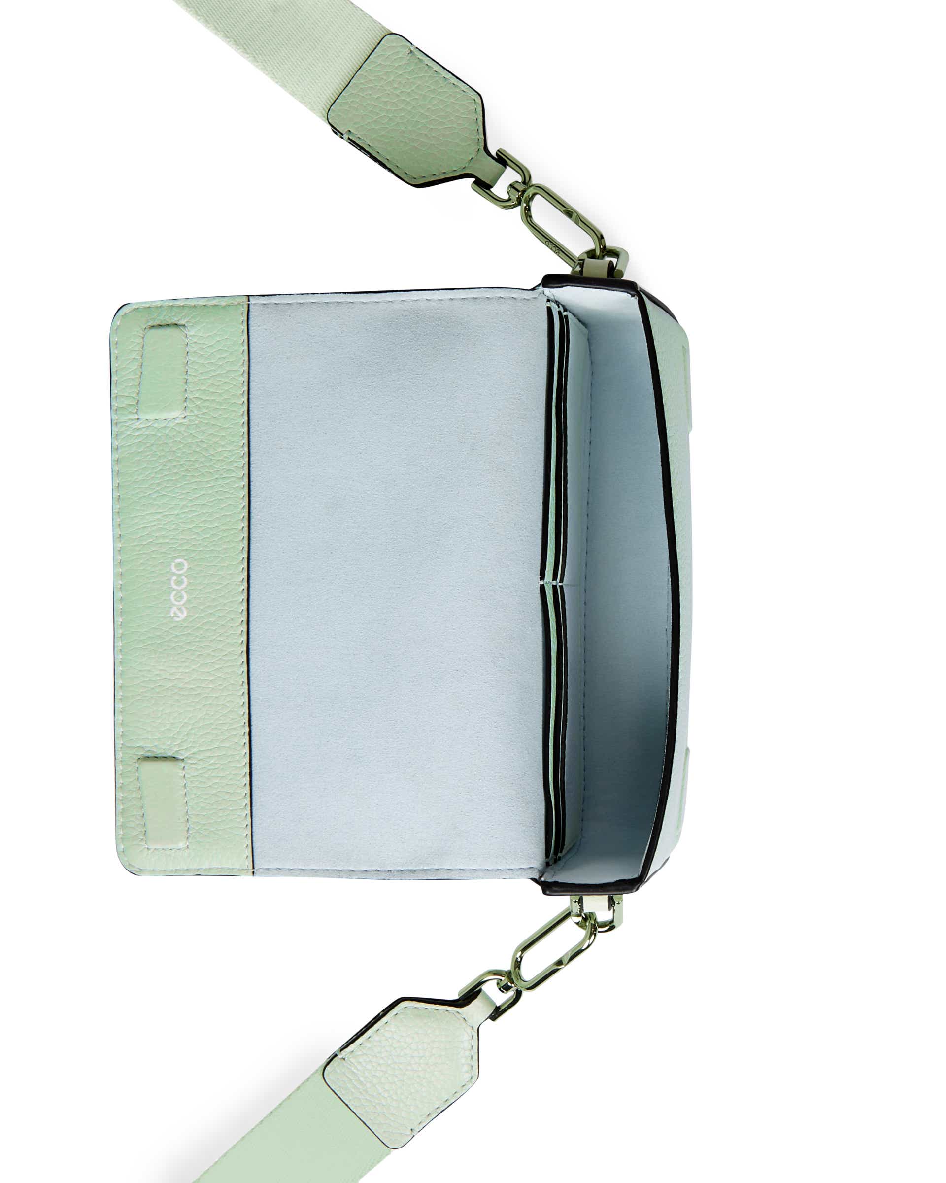 ECCO Pinch Small Pebbled レザークロスボディバッグ - グリーン - Birdeye