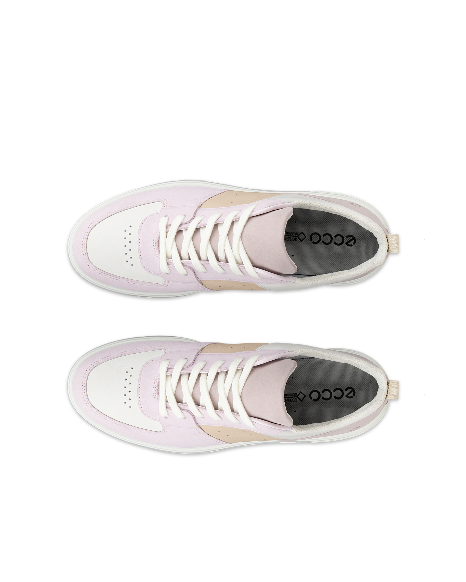 ECCO Street 720 WOMEN ウィメンズ レザーGore-Texスニーカー | ピンク