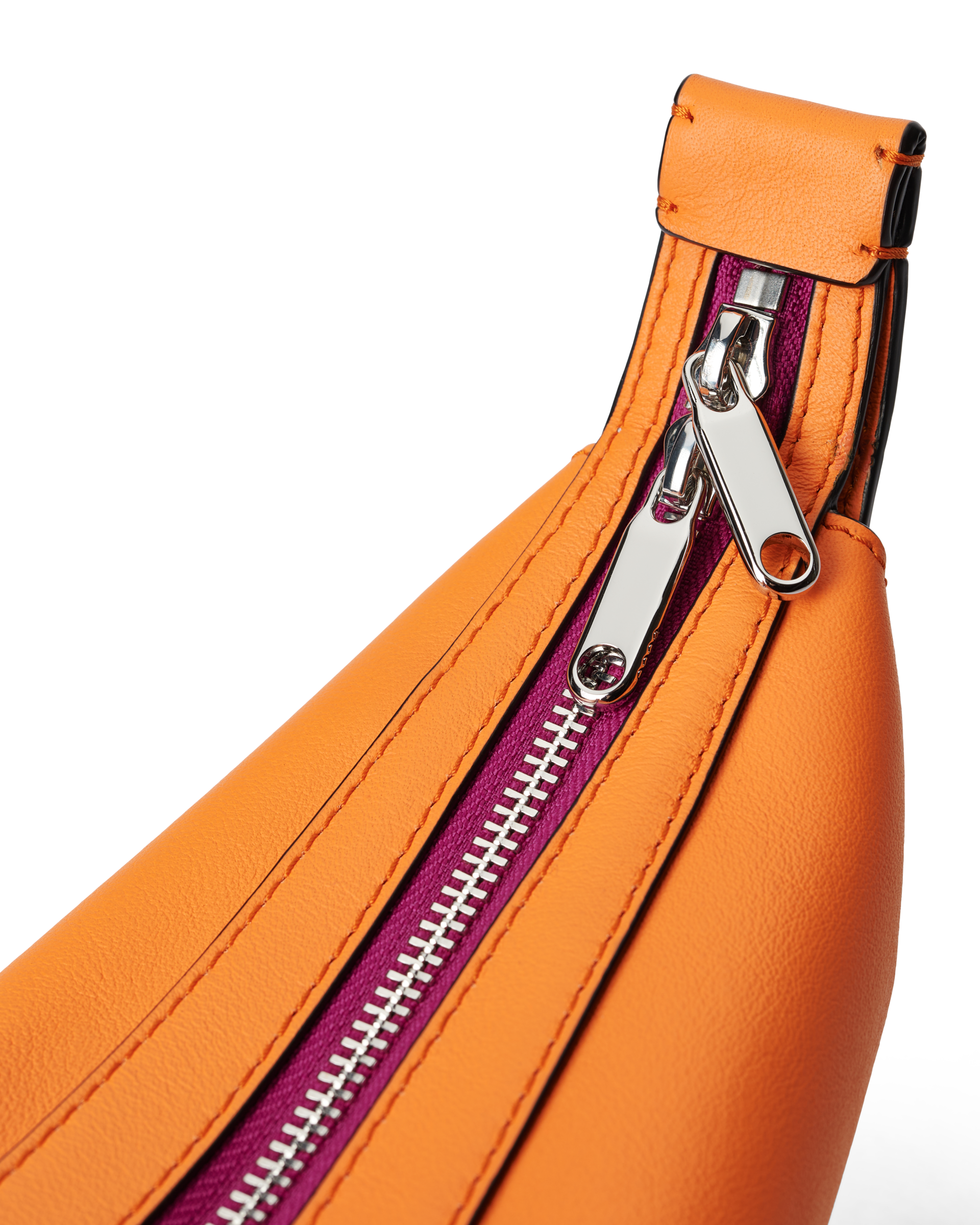 ECCO Fortune Small Soft Smooth レザークロスボディバッグ - オレンジ - Detail-1