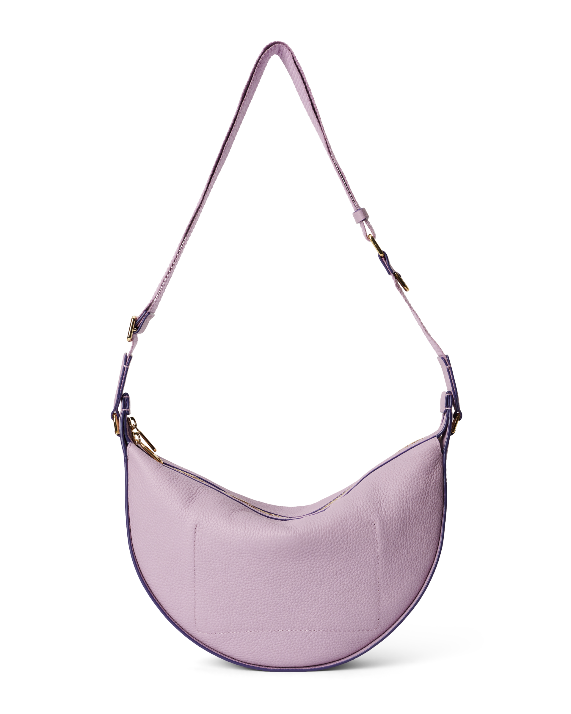 ECCO Fortune Soft Pebbled レザーショルダーバッグ | パープル