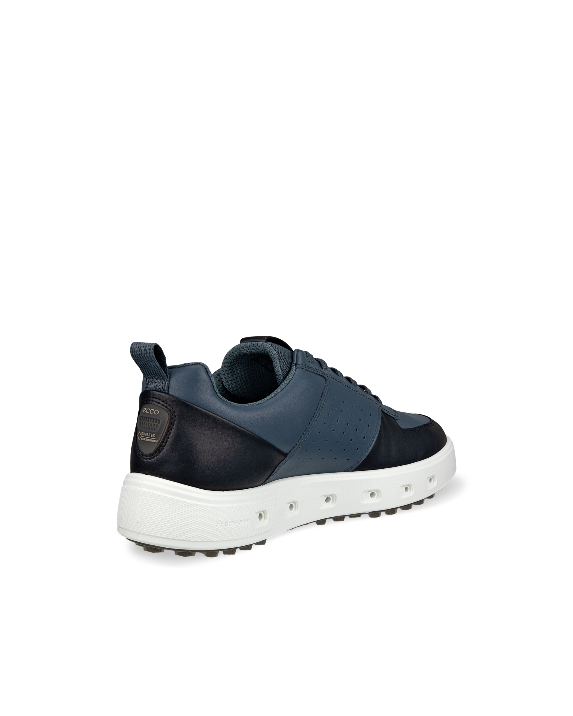 ECCO MENS GOLF STREET 720 メンズ レザーGore-Texゴルフシューズ | ブルー