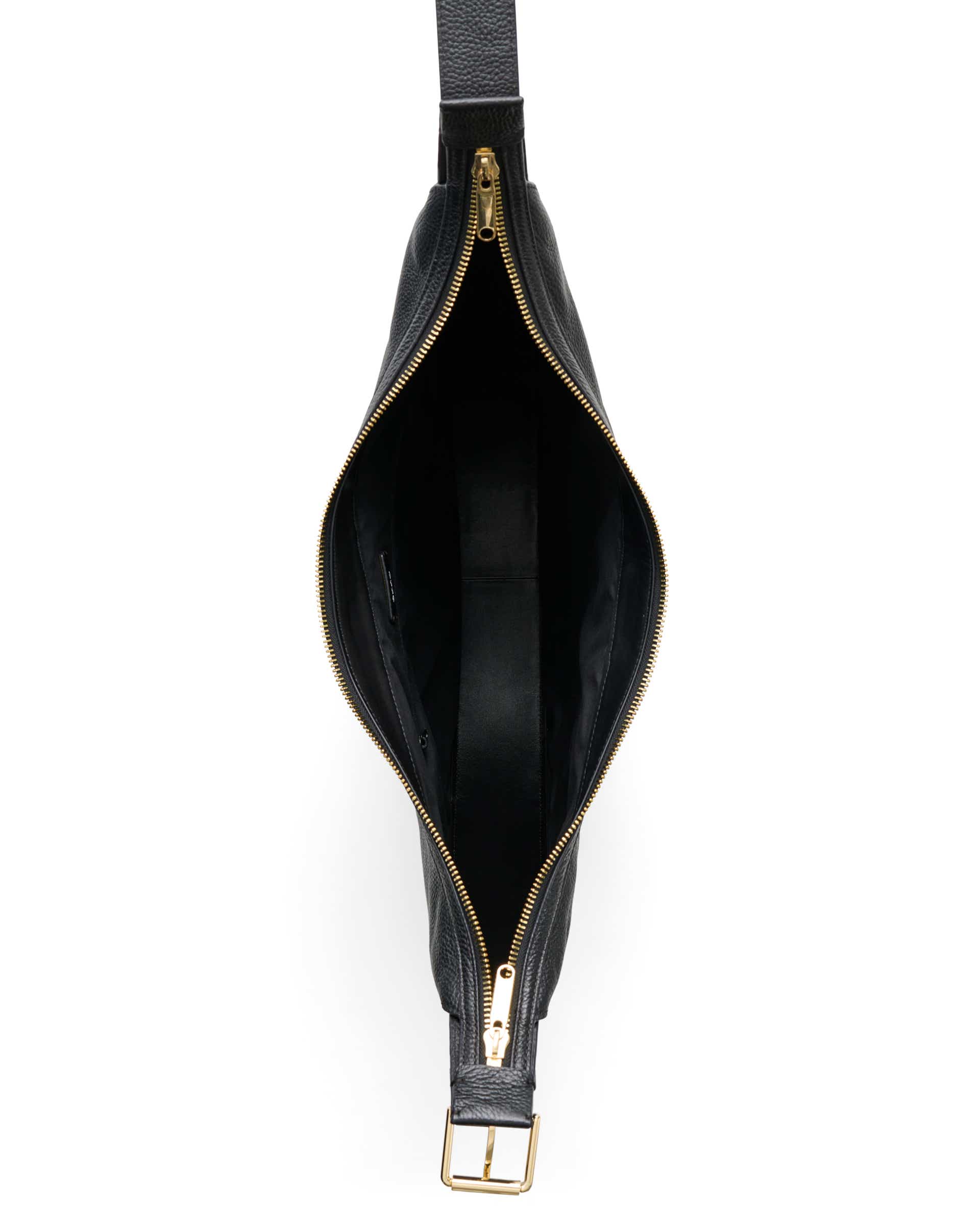 ECCO® Fortune Leather Shoulder Bag - Black - Birdeye