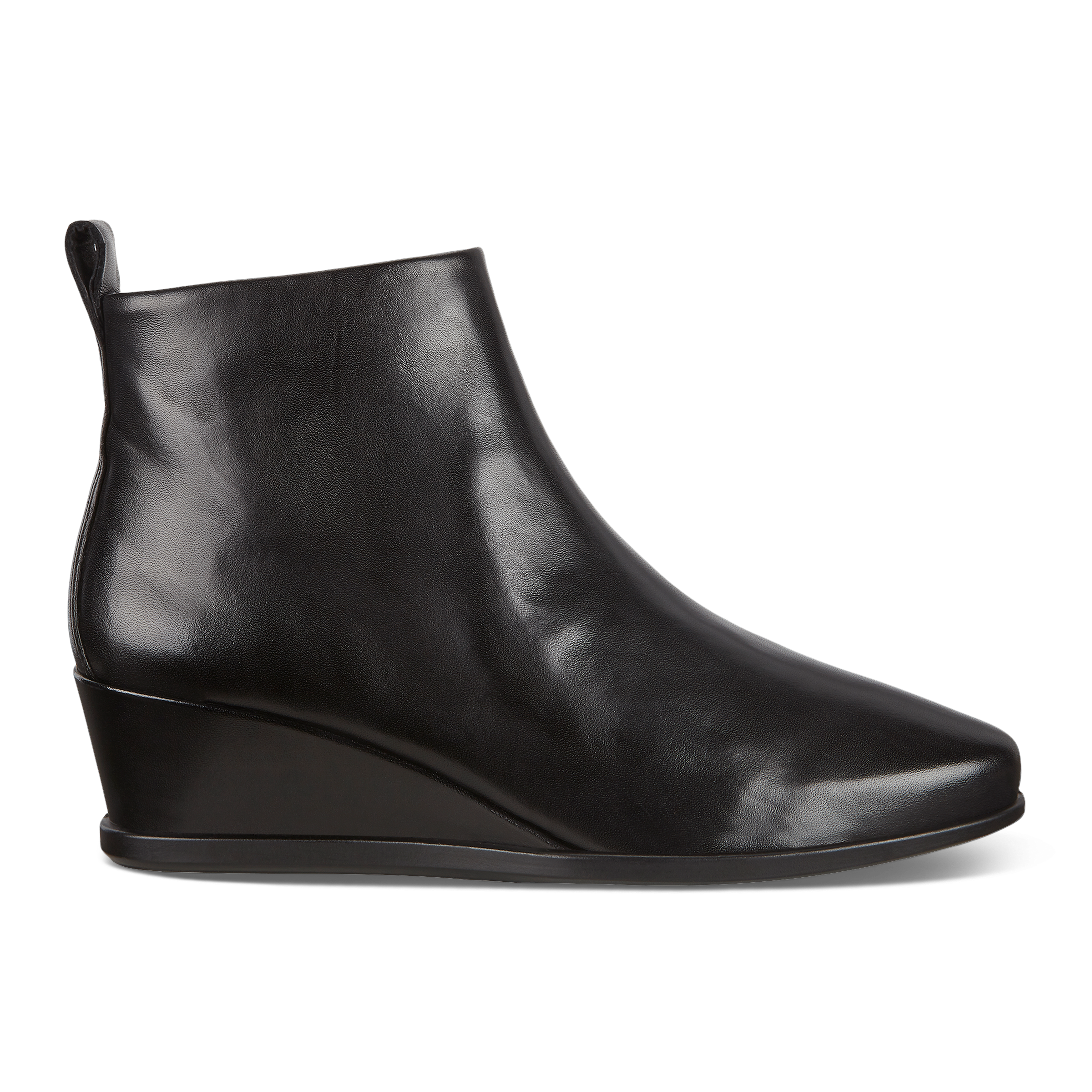 ハル 新品 ECCO SHAPE 45 WEDGE Ankle Boot Women's ECCO® Shape 45 Wedge Leather Ankle Wedge Boot | Brown