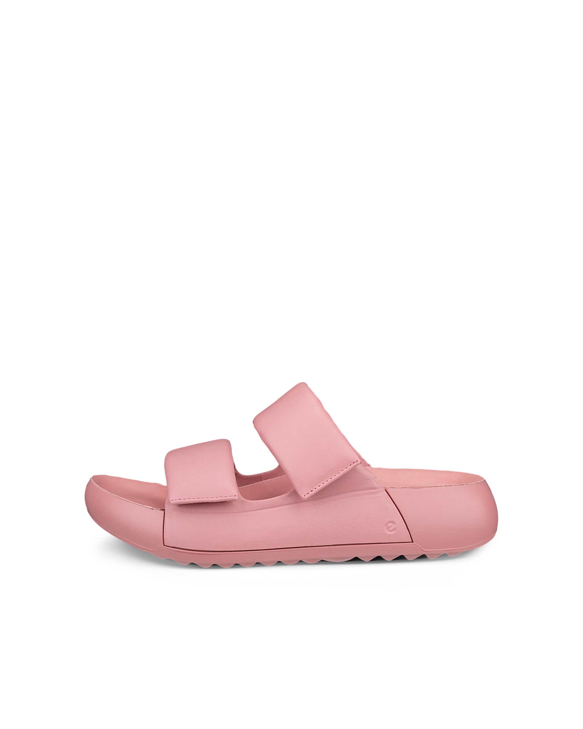 ECCO® Cozmo PF Damen Ledersandale mit zwei Riemen - Rosa - Outside