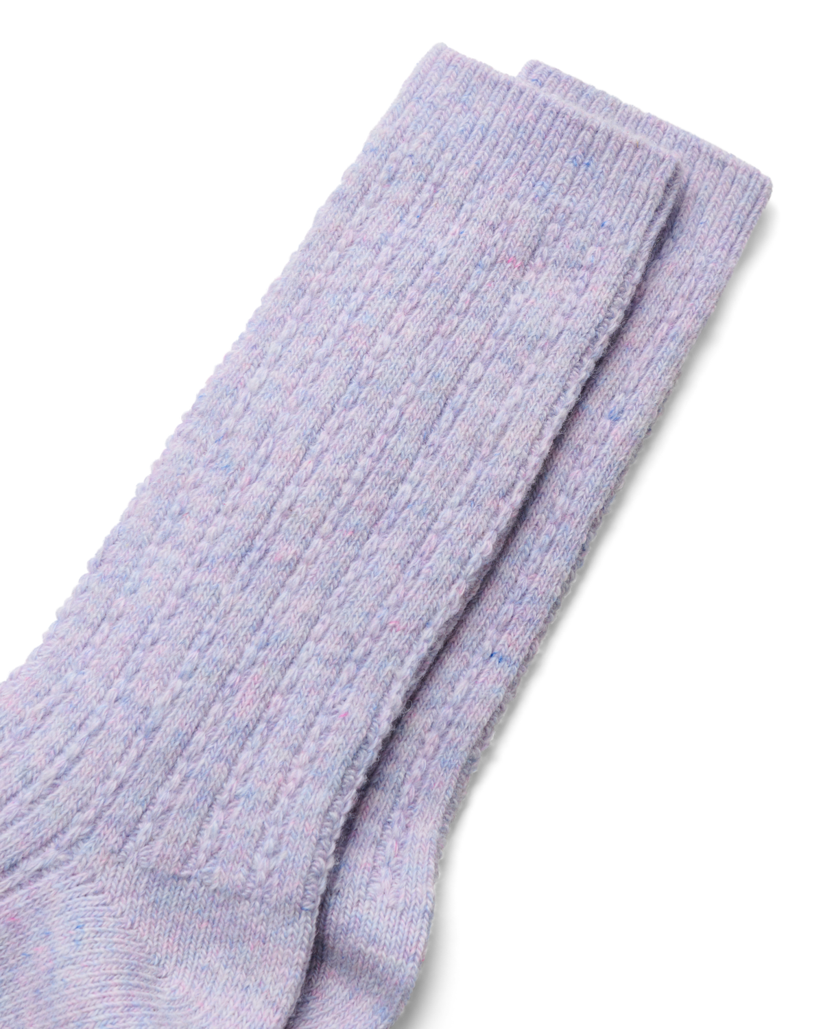 ECCO Hygge Cable Knit Mid-Cut — Purple