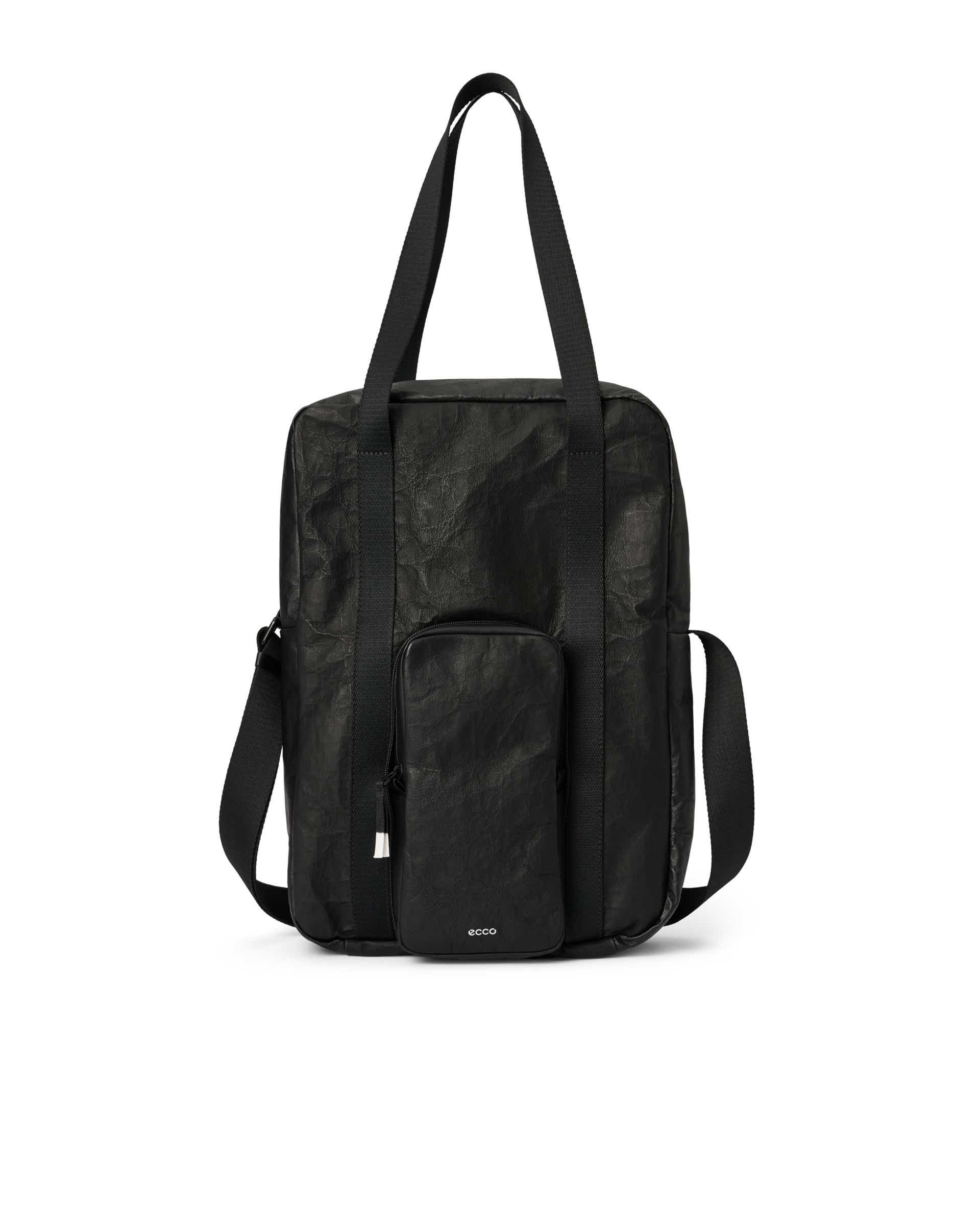 Bolso tote de piel ECCO® - Negro - Main