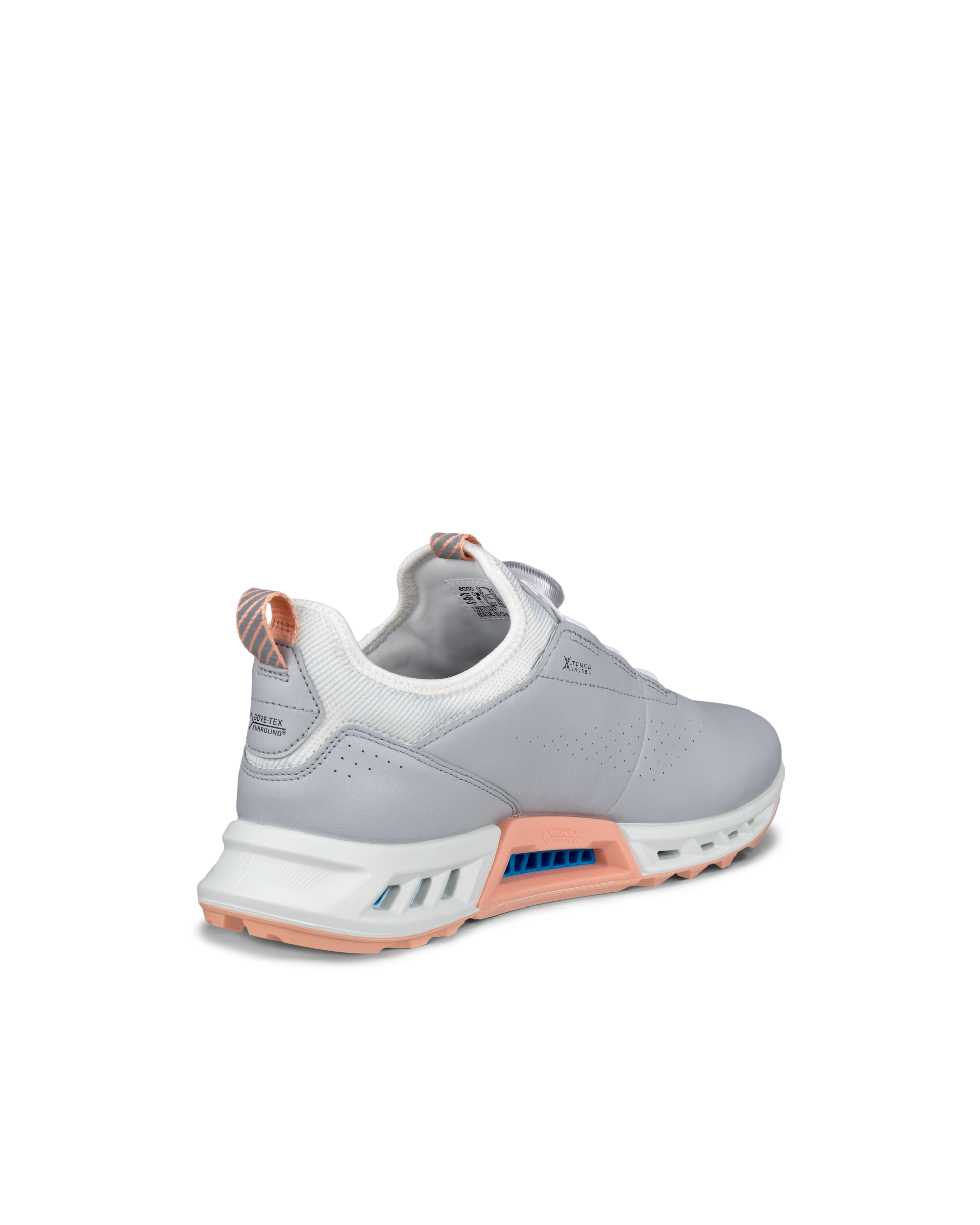 美 ecco ゴアテックス BIOM C4 スパイクレス 紐靴 白 【27.0】 ECCO Golf BIOM C4 Hybrid ウィメンズ レザーGore-Texゴルフ