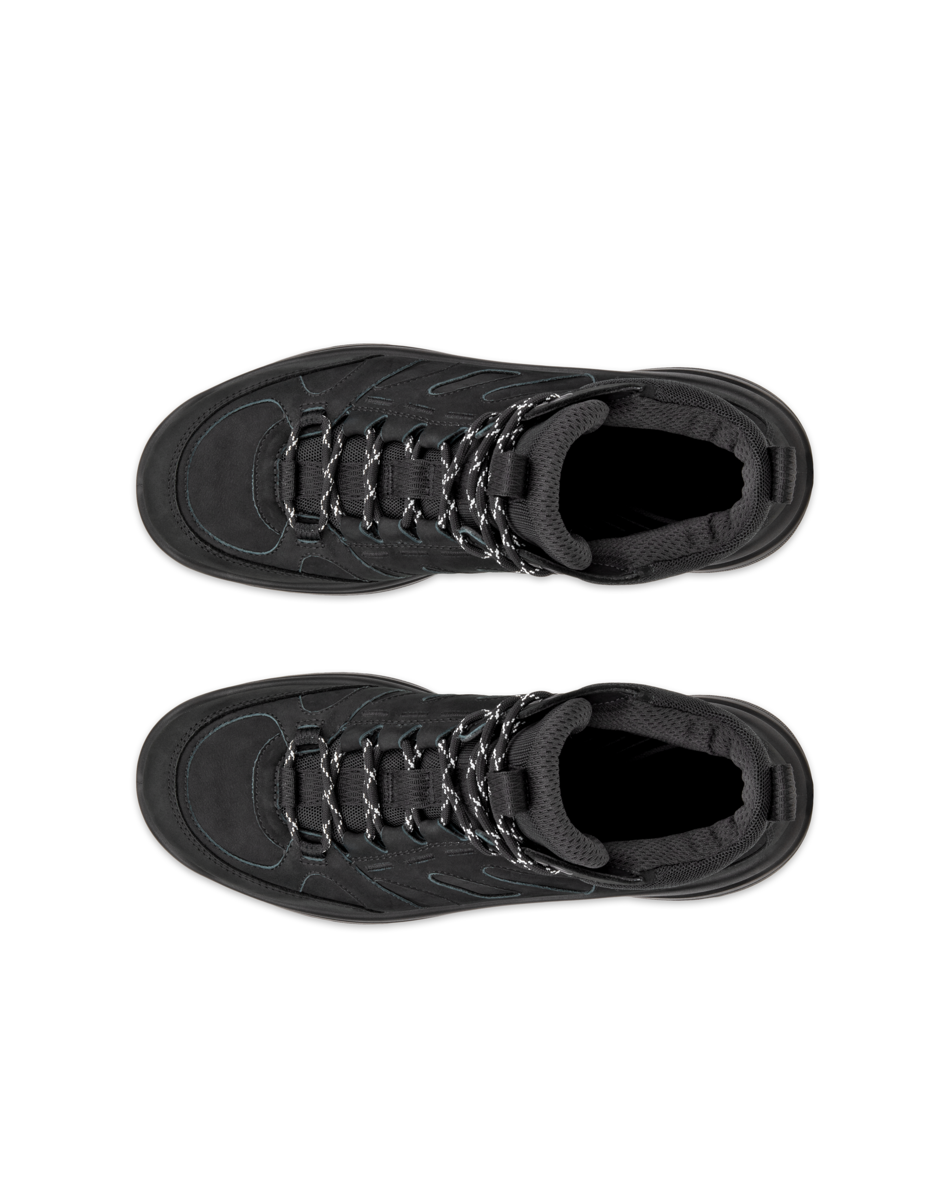 ECCO® Offroad női vízálló nubuk magasszárú bőr kirándulócipő - Fekete - Top left pair