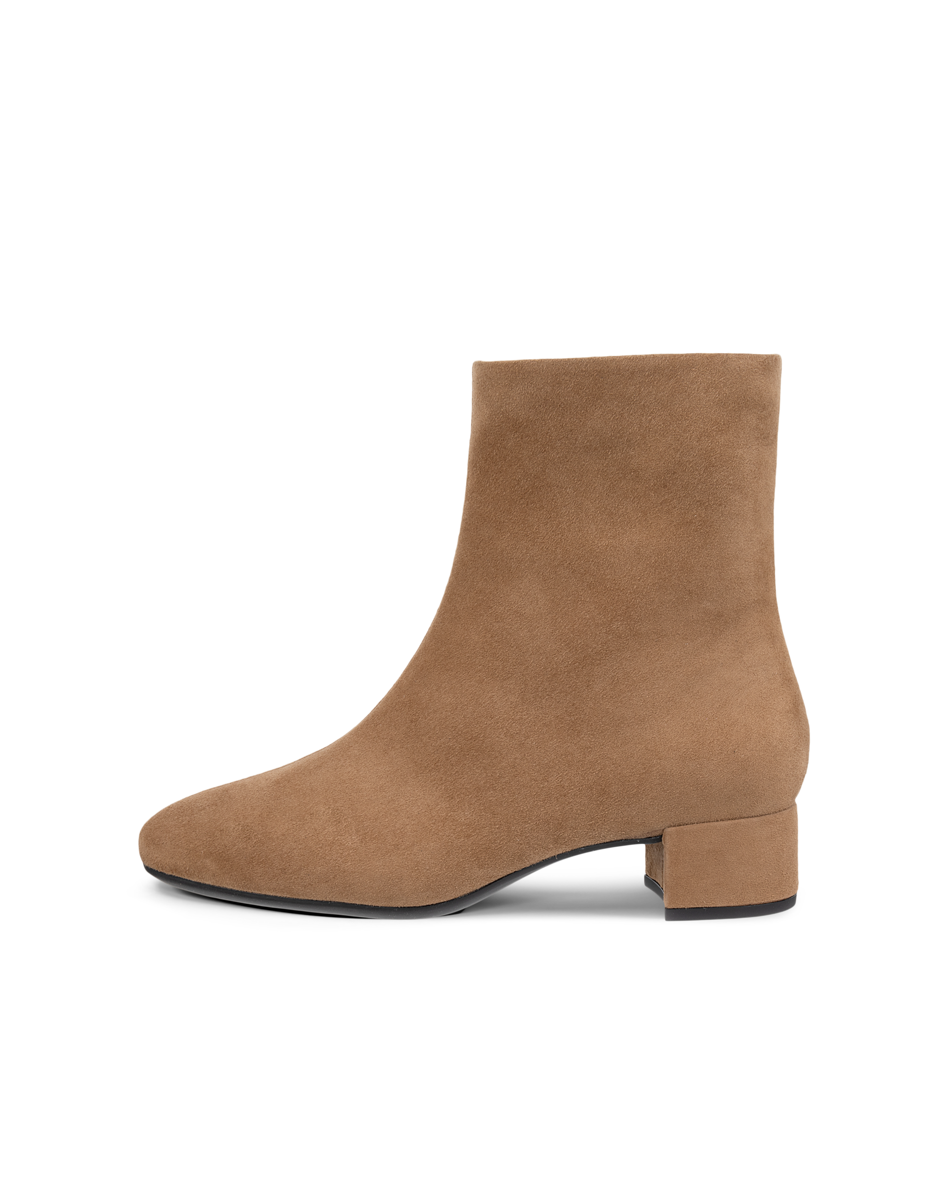ECCO LIVA 35 - Women's Suede Ankle Boot - Brown - 35