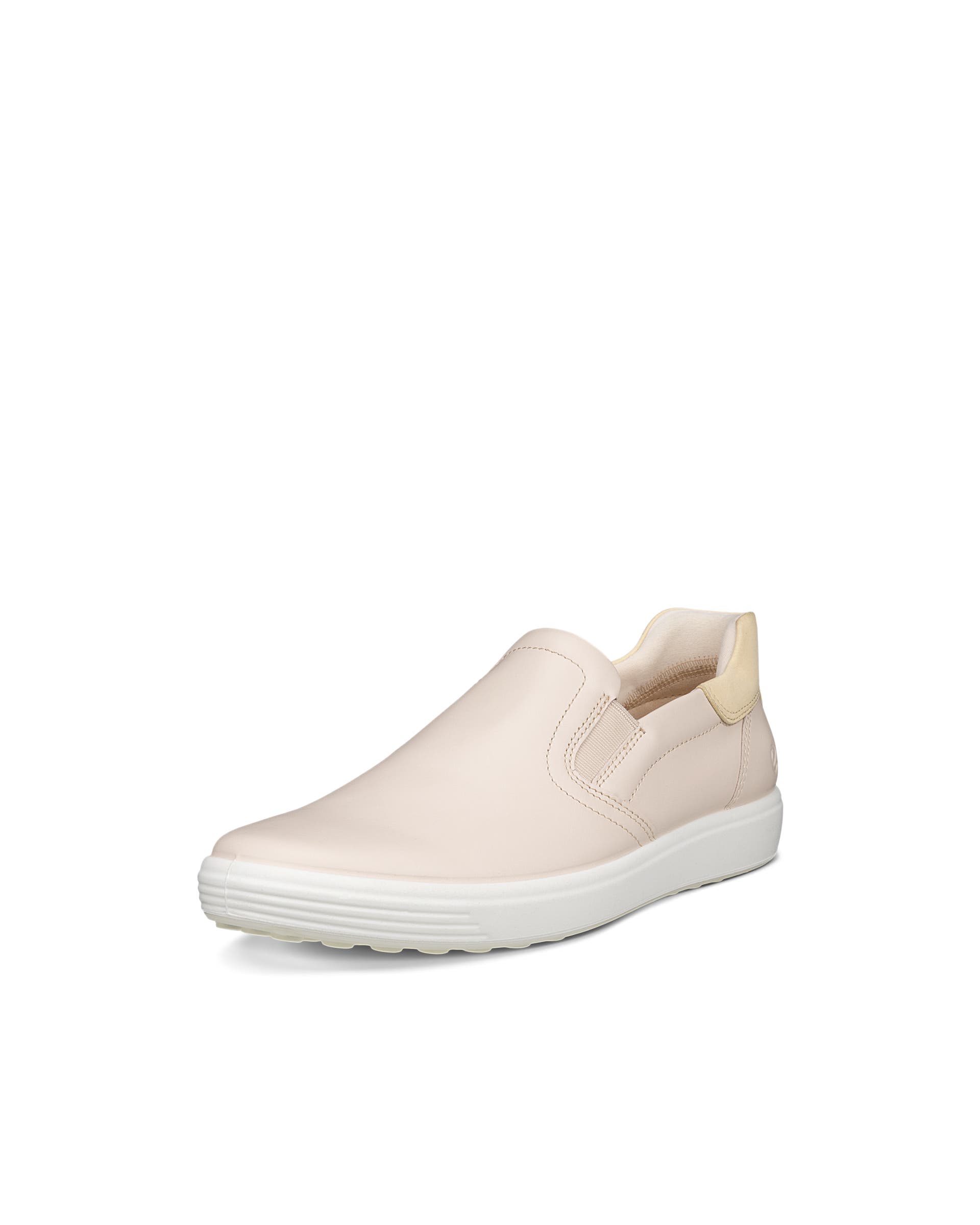 ECCO® Soft 7 Damen Ledersneaker - Beige - Main