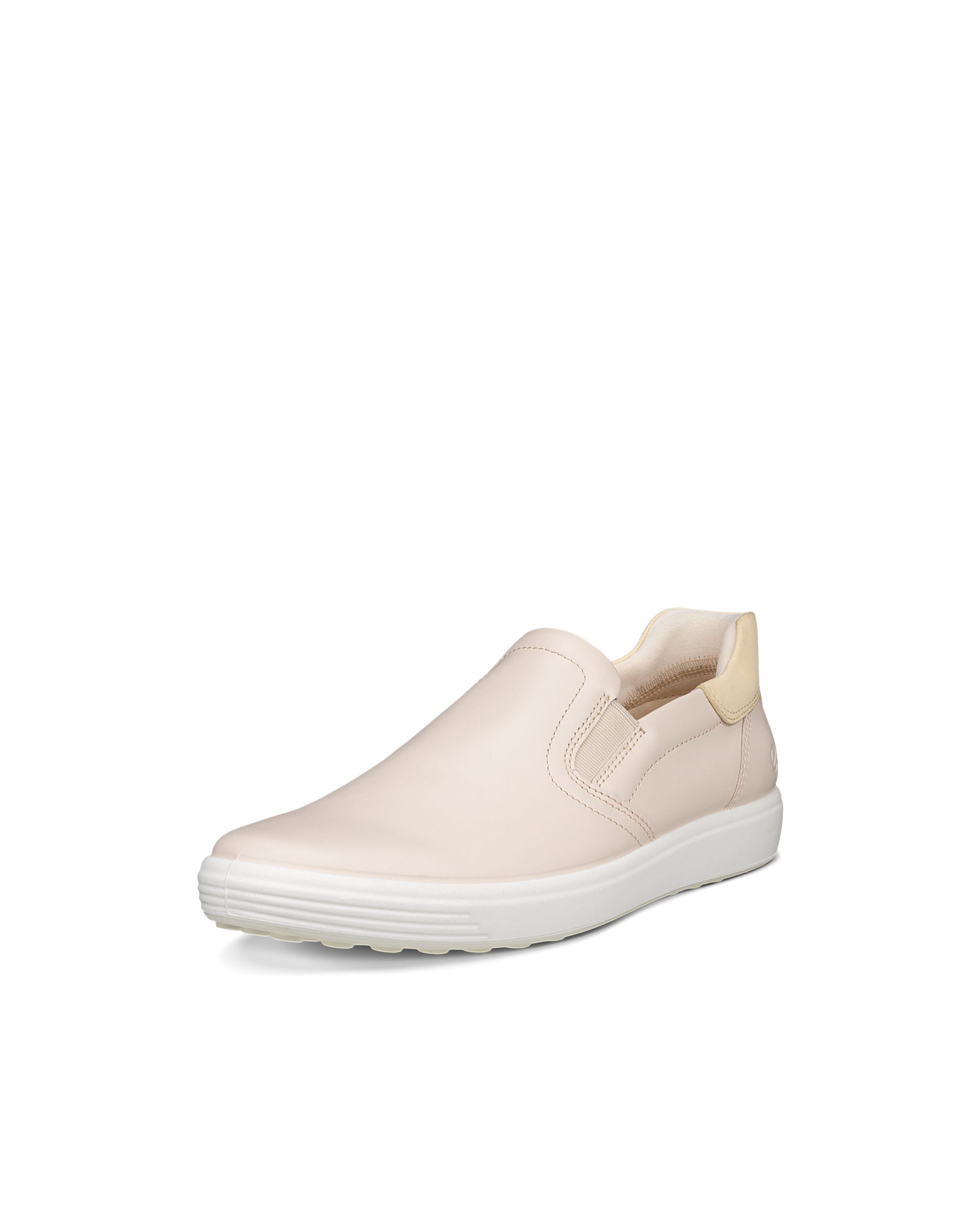 ECCO® Soft 7 Damen Ledersneaker - Beige - Main