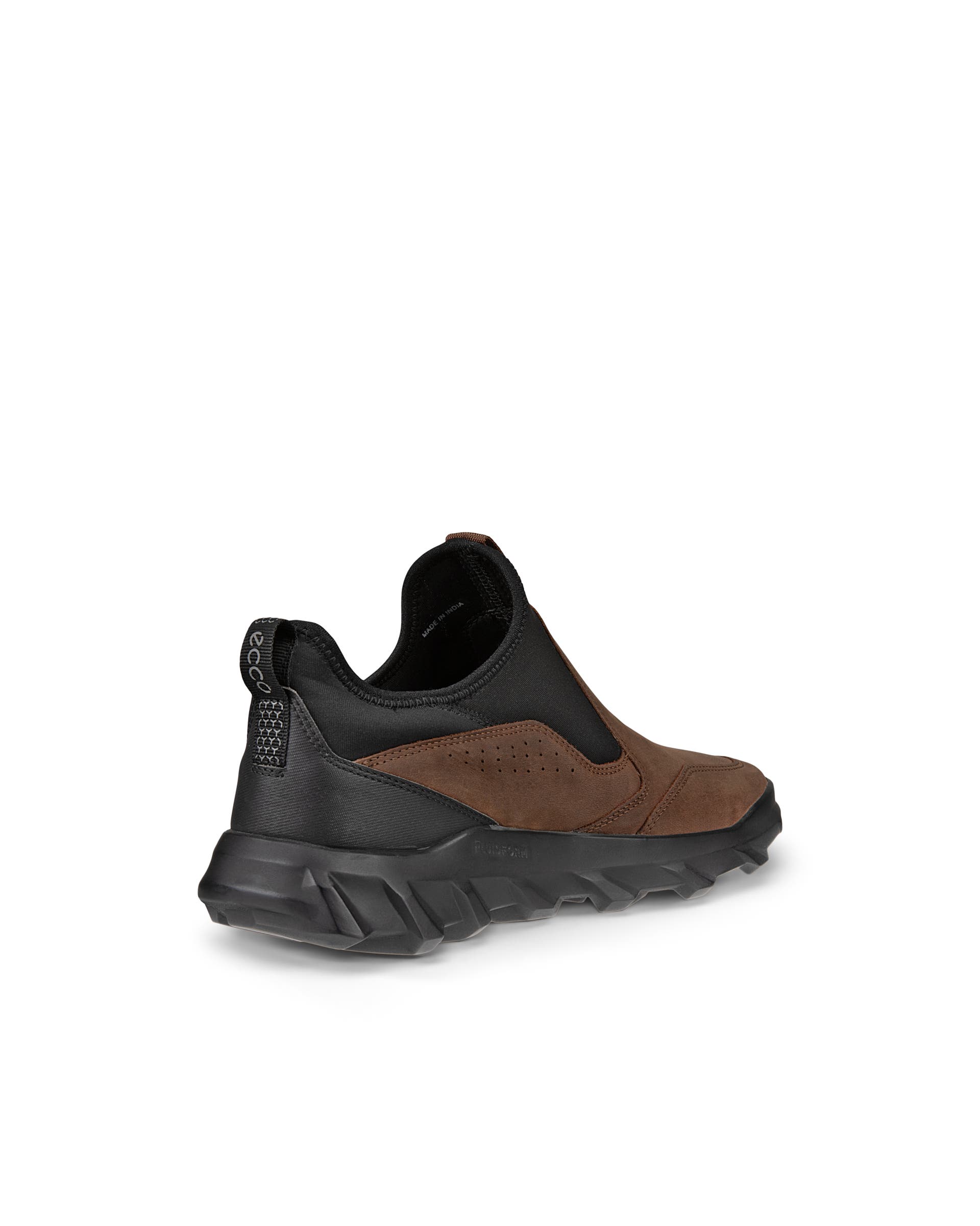 Men's ECCO® MX Low Nubuck Outdoor Slip-On Sneaker - Brown - Back