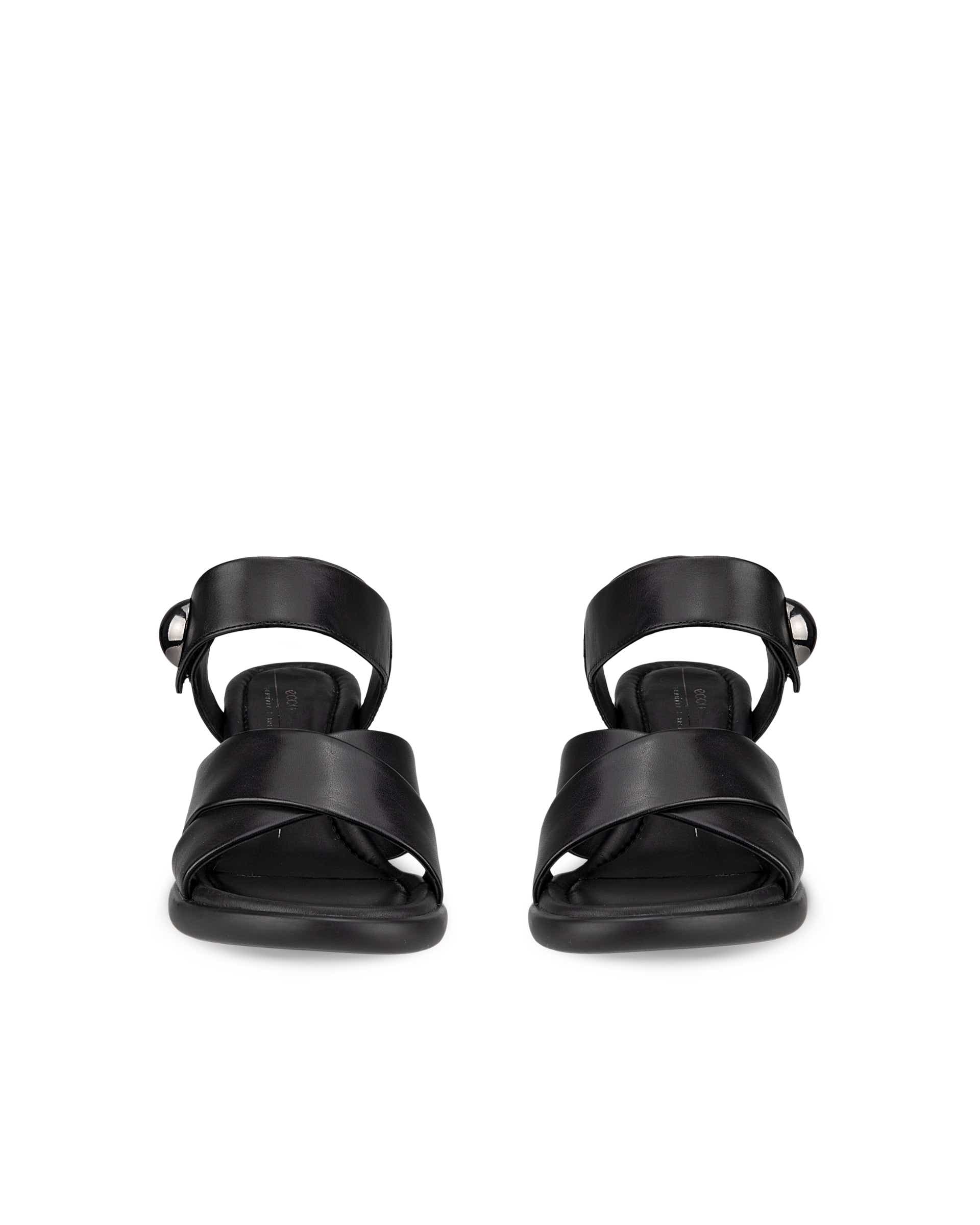 ECCO® Sculpted Sandal LX 55 Damen Ledersandale mit Absatz - Schwarz - Front pair