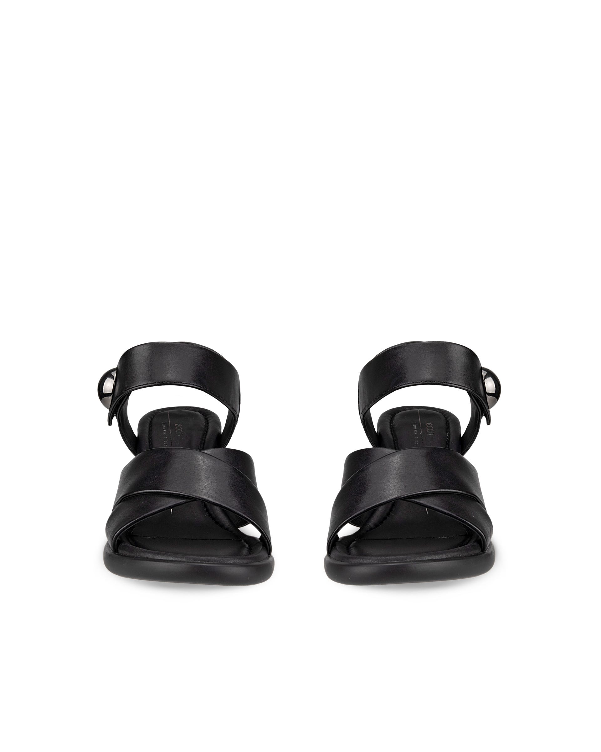 ECCO® Sculpted Sandal LX 55 Damen Ledersandale mit Absatz - Schwarz - Front pair