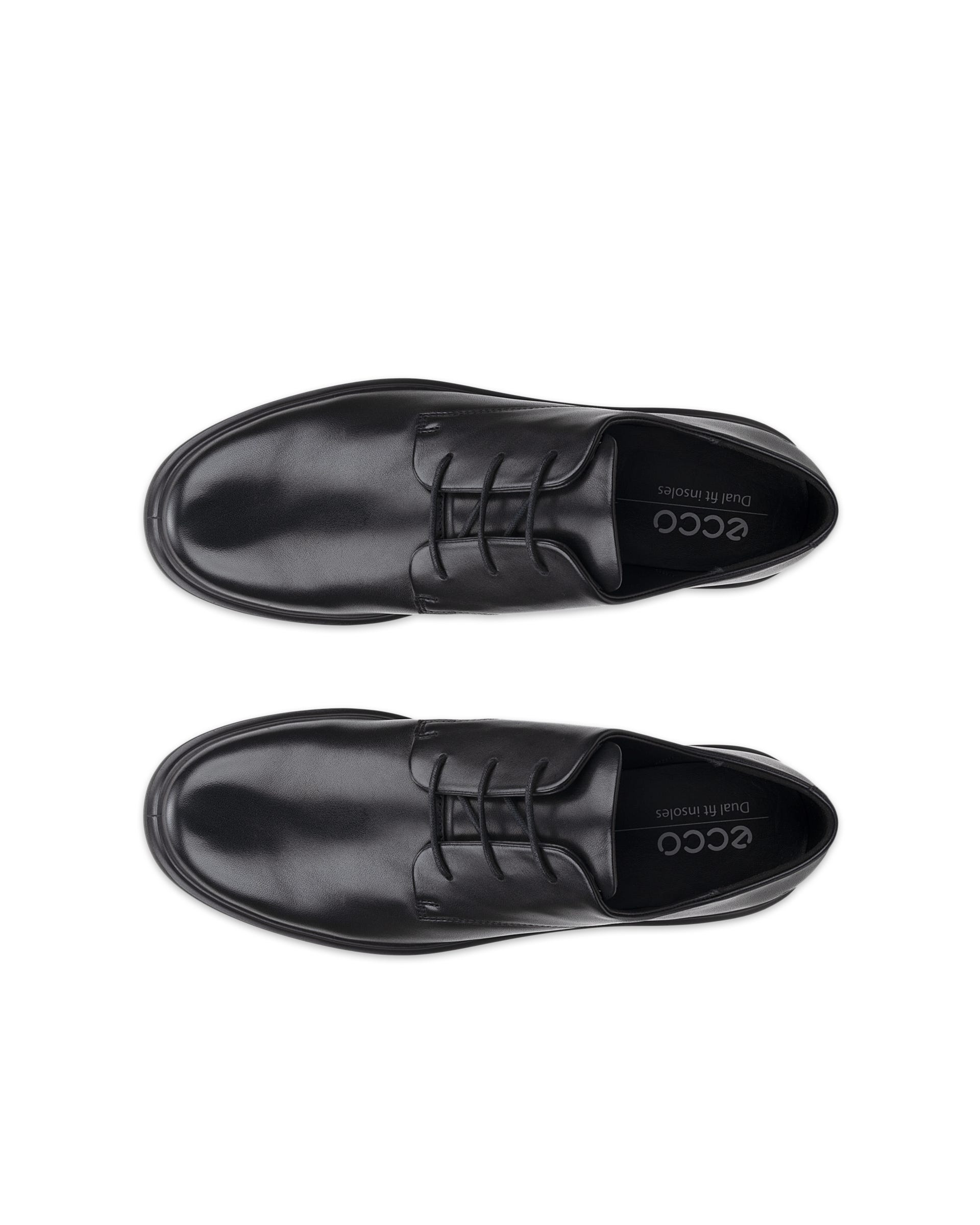 ECCO Metropole Amsterdam ウィメンズ レザーダービーシューズ - ブラック - Top left pair