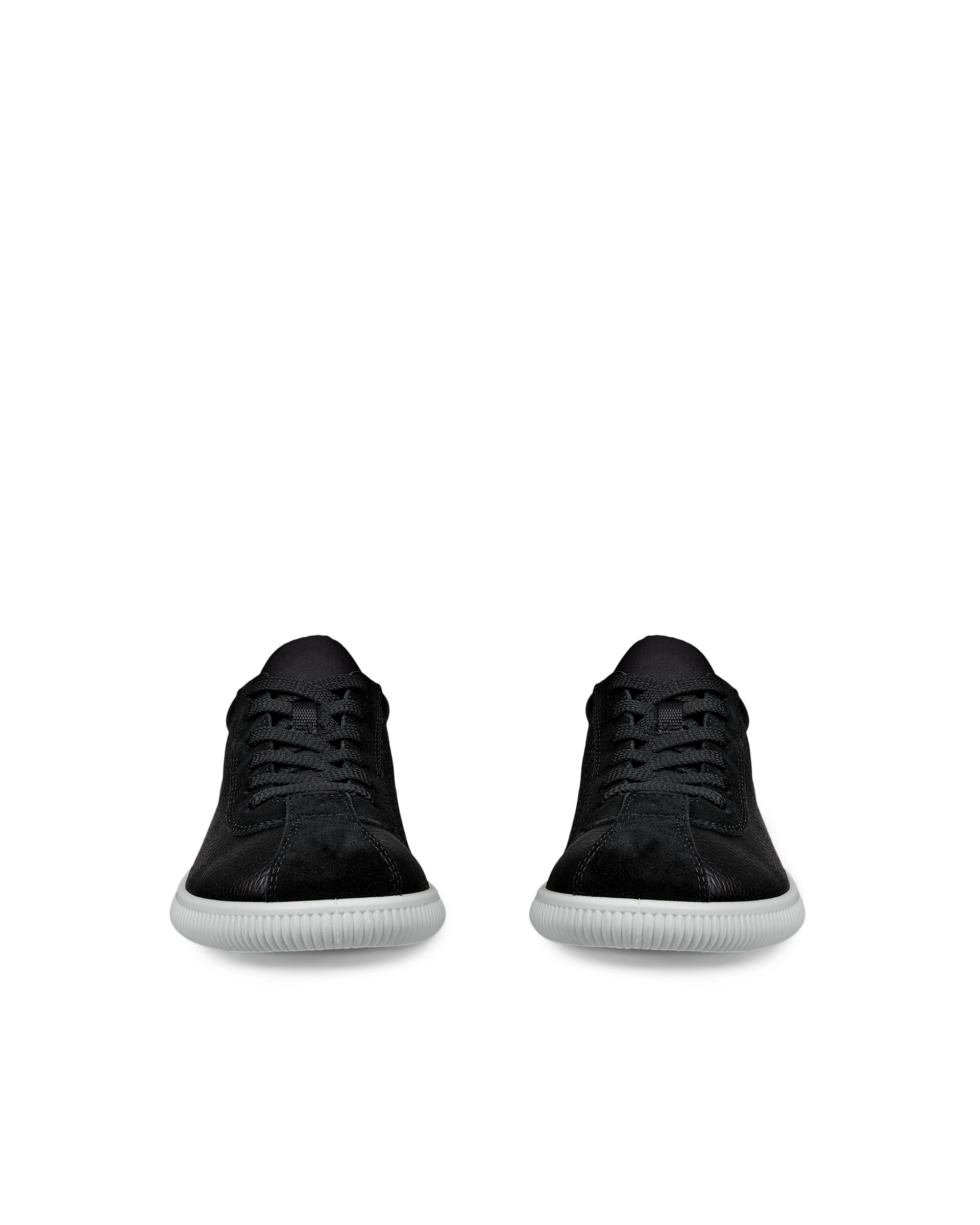 Ténis couro mulher ECCO® Soft Zero - Preto - Front pair