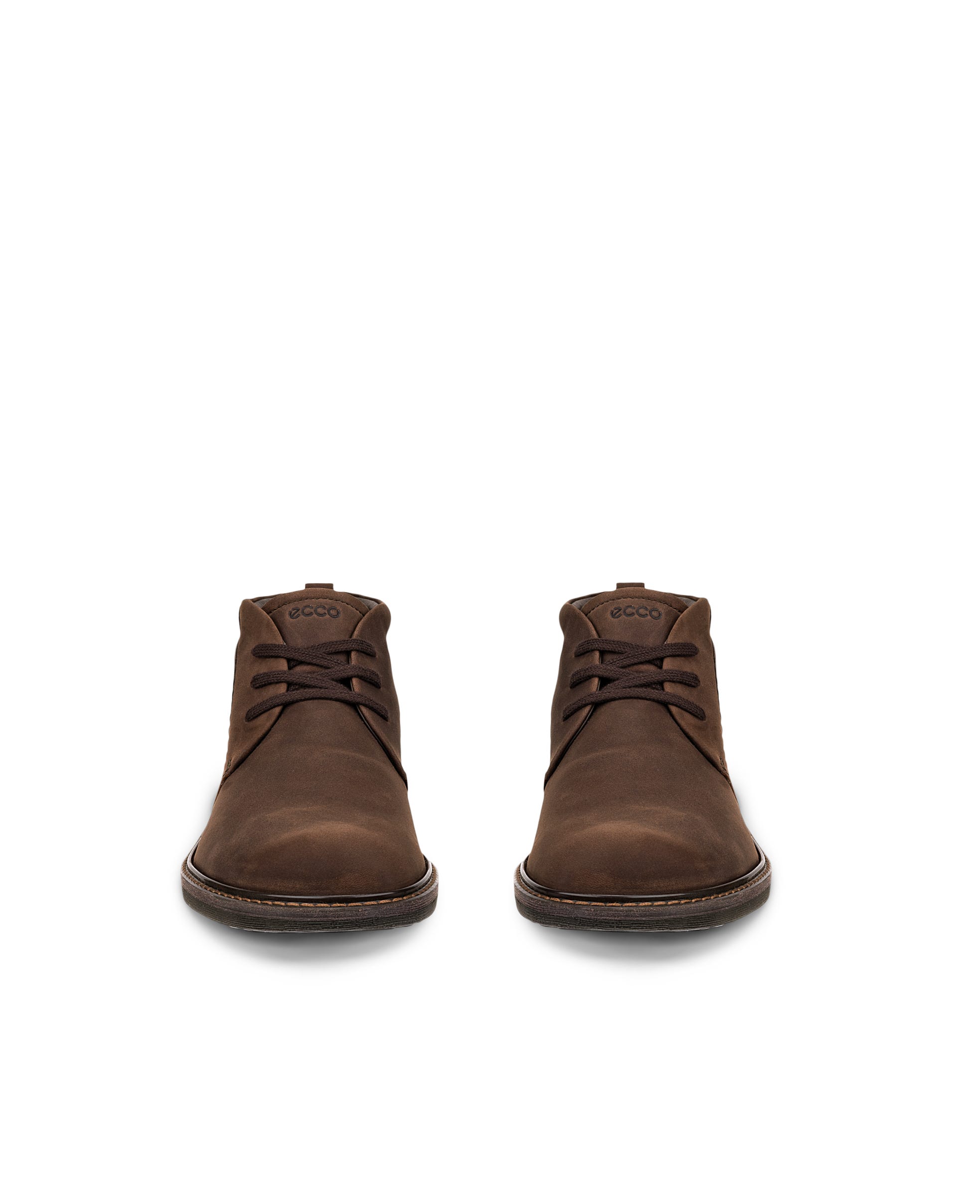 ECCO Men Turn Waterproof Ankle Boot - Brown - Front pair