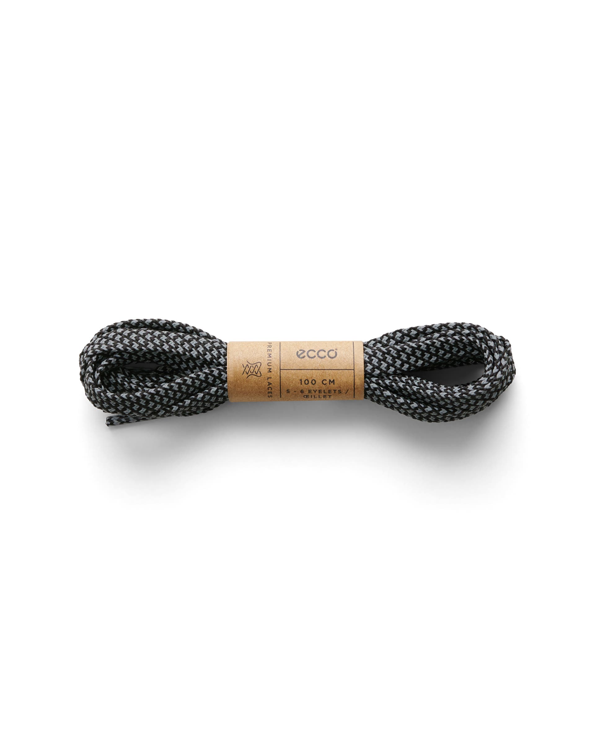 ECCO Reflective Lace - Melns - Main