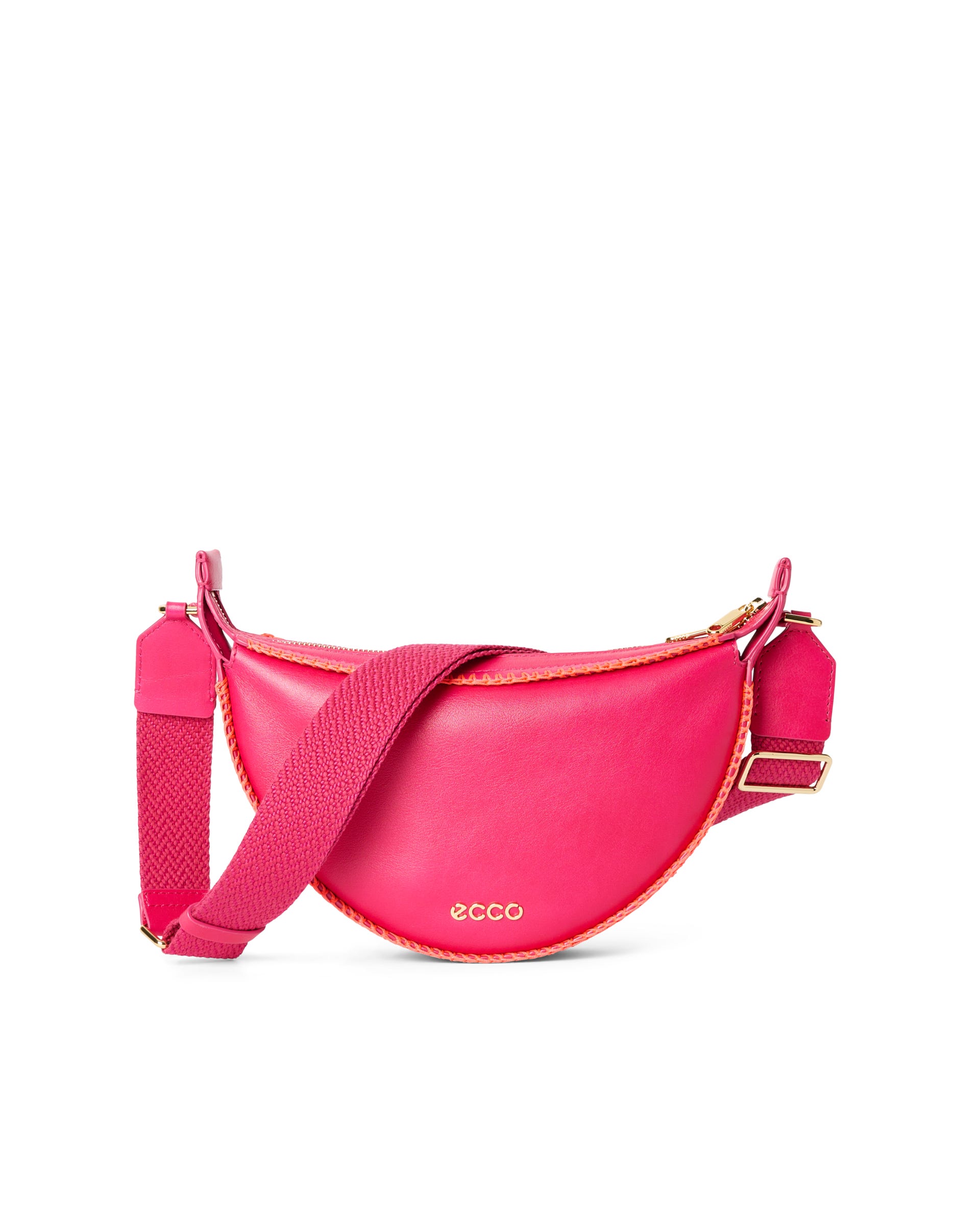 ECCO® Fortune sac hobo en cuir - Rose - Main