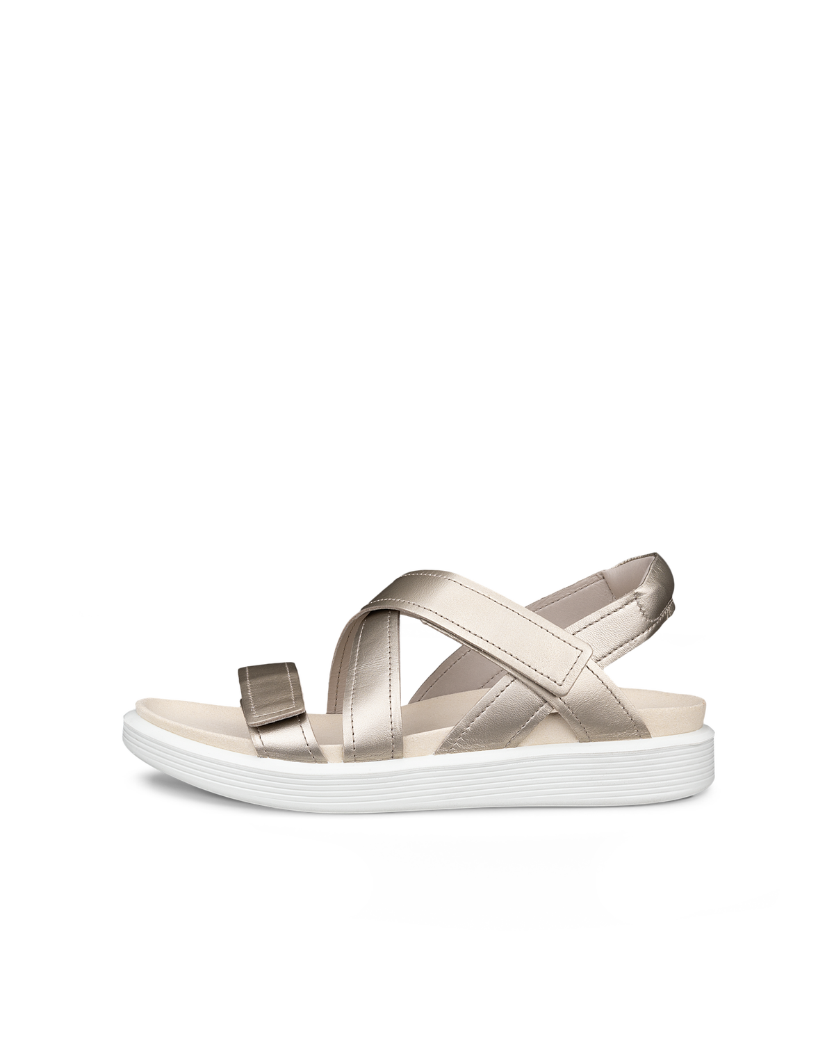 ECCO Soft Sandal — Gold