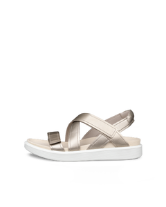 ECCO Soft Sandal — Gold 1