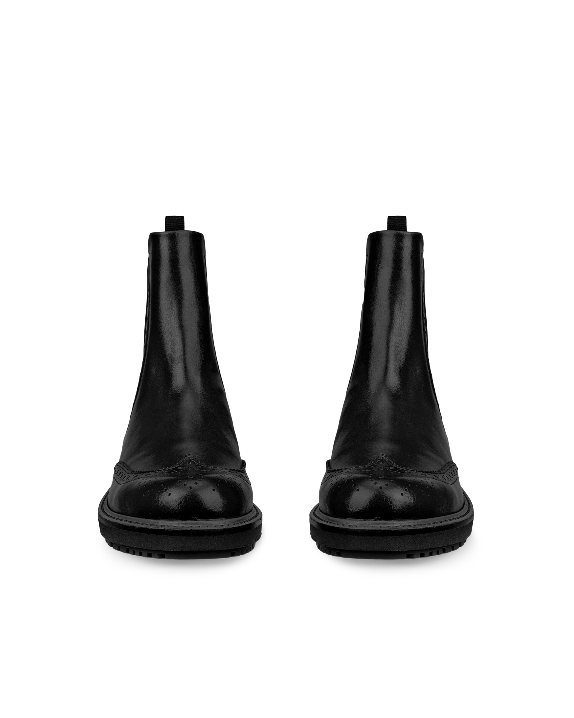 ECCO® METROPOLE OSLO dames leren Chelsea boot - Zwart - Front pair