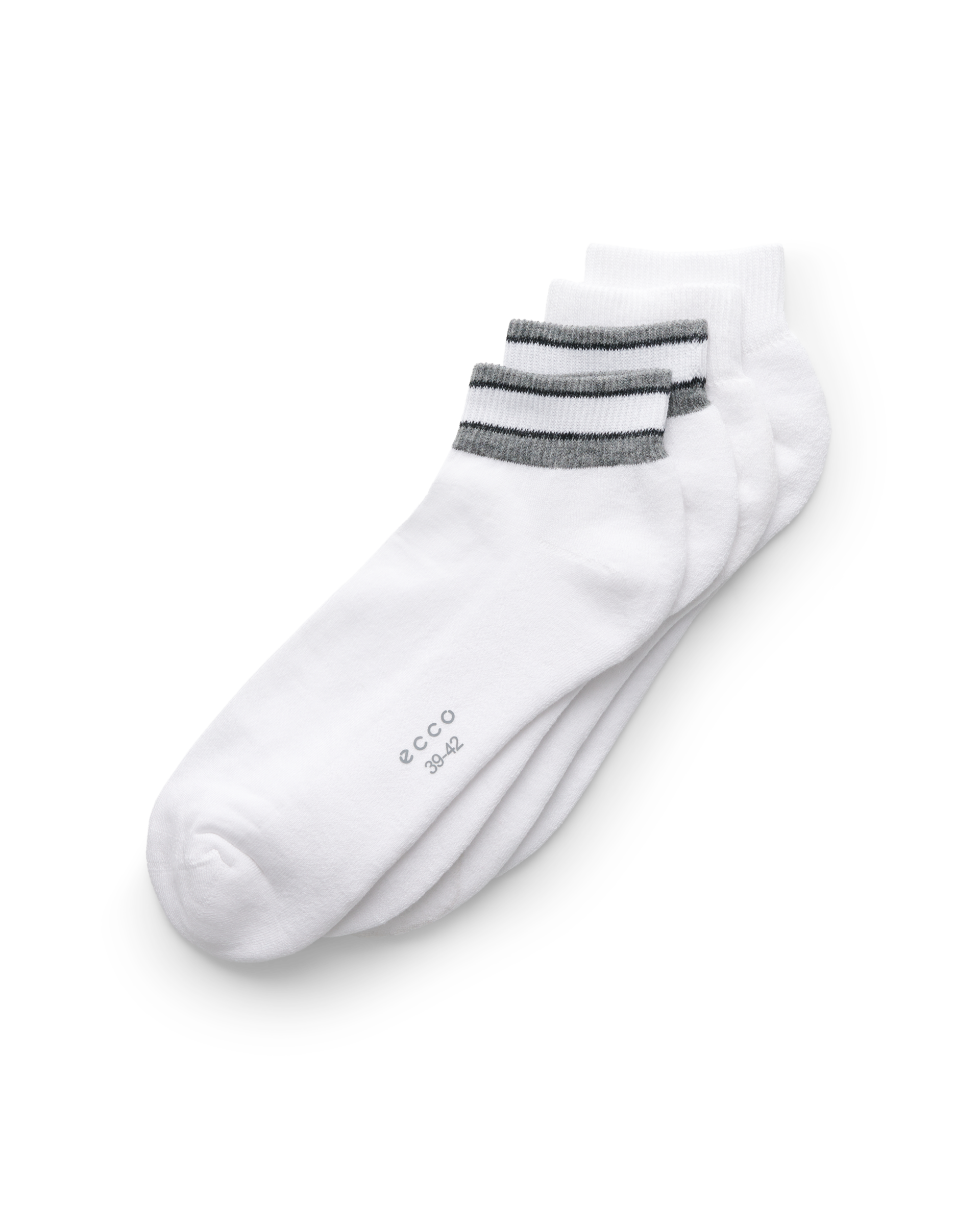 ECCO Retro Low Cut 2-Pack — White