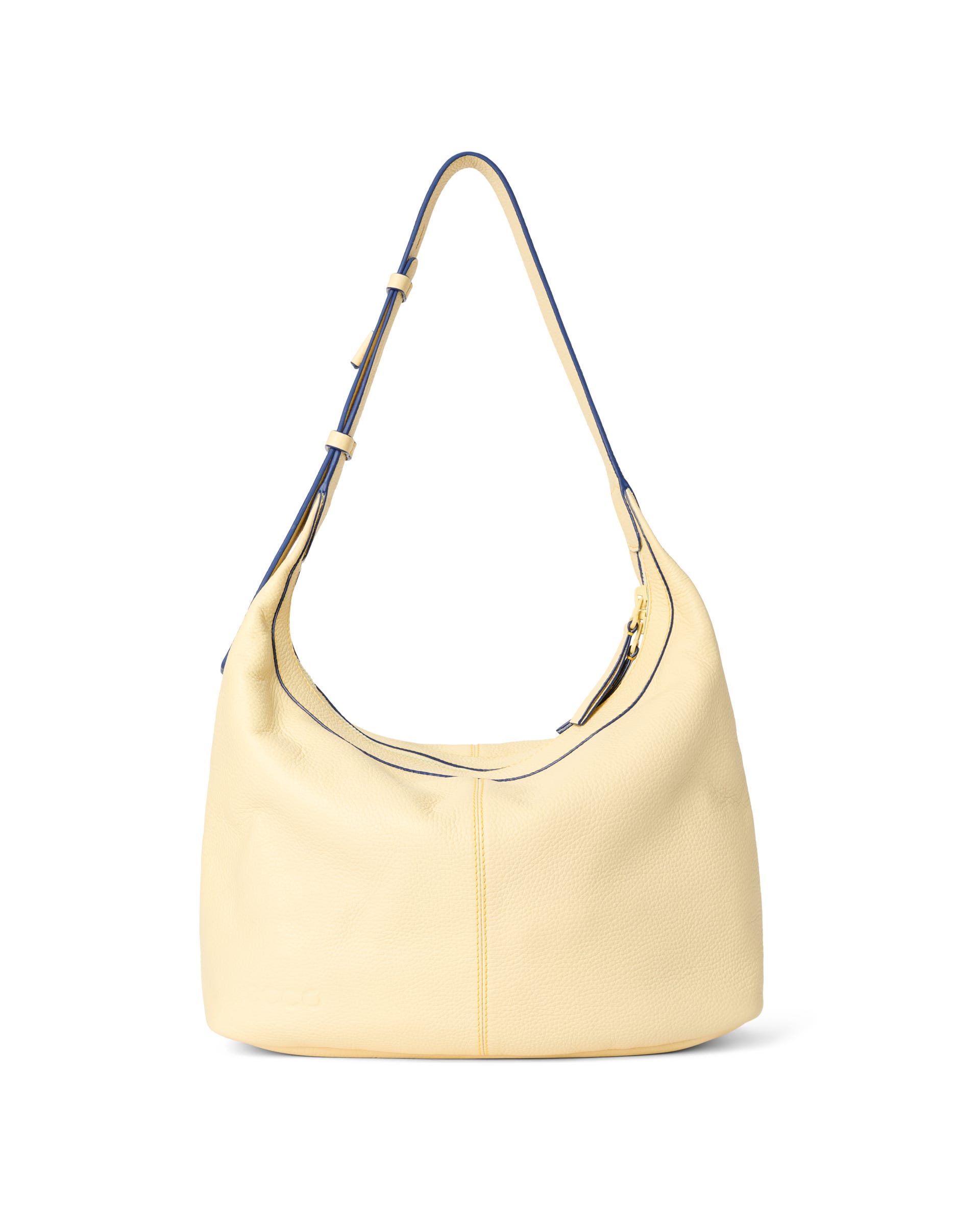 ECCO® Hobo Medium Organic Leather Hobo Bag - Yellow - Main