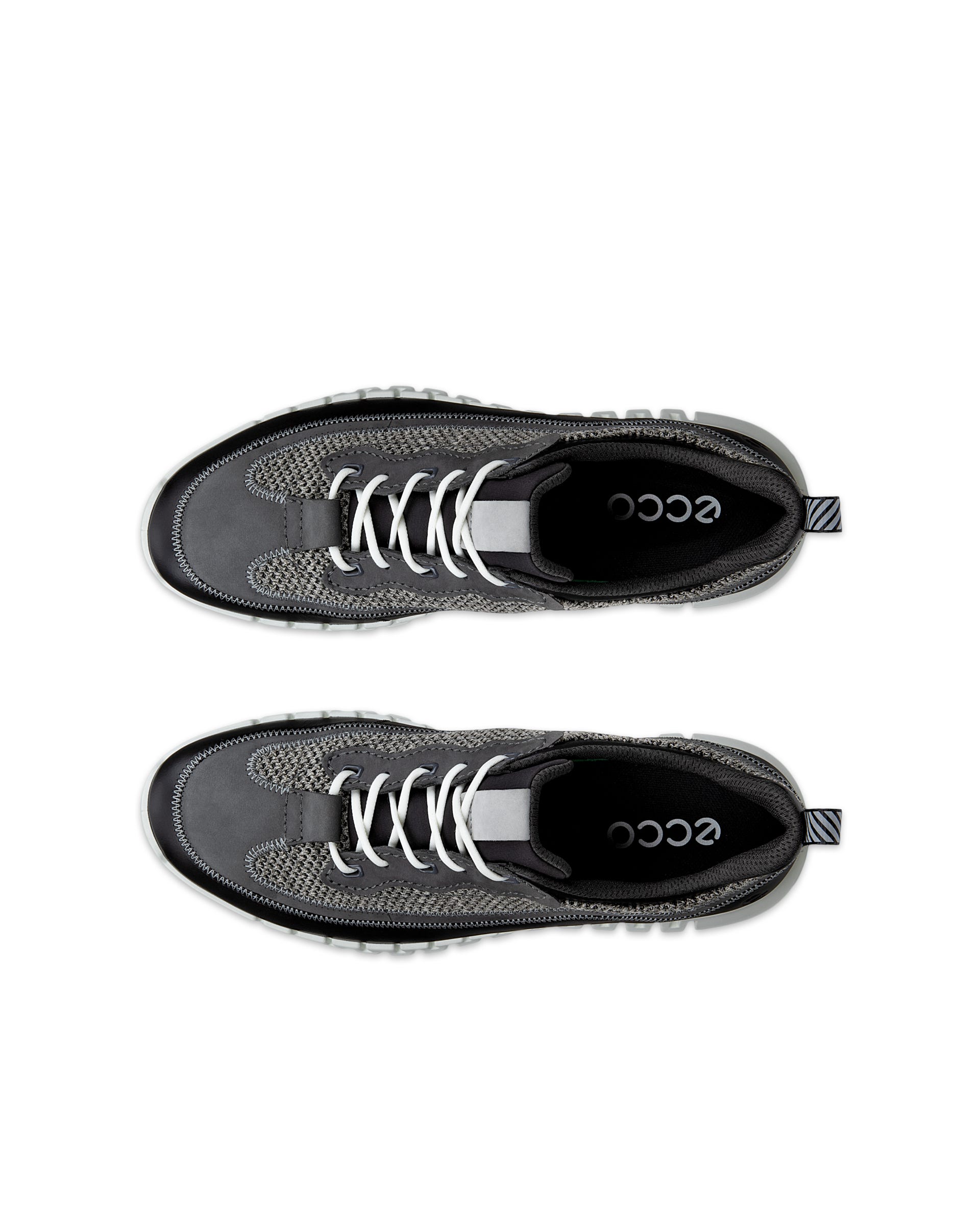 ECCO GRUUV Men メンズ レザースニーカー | ブラック