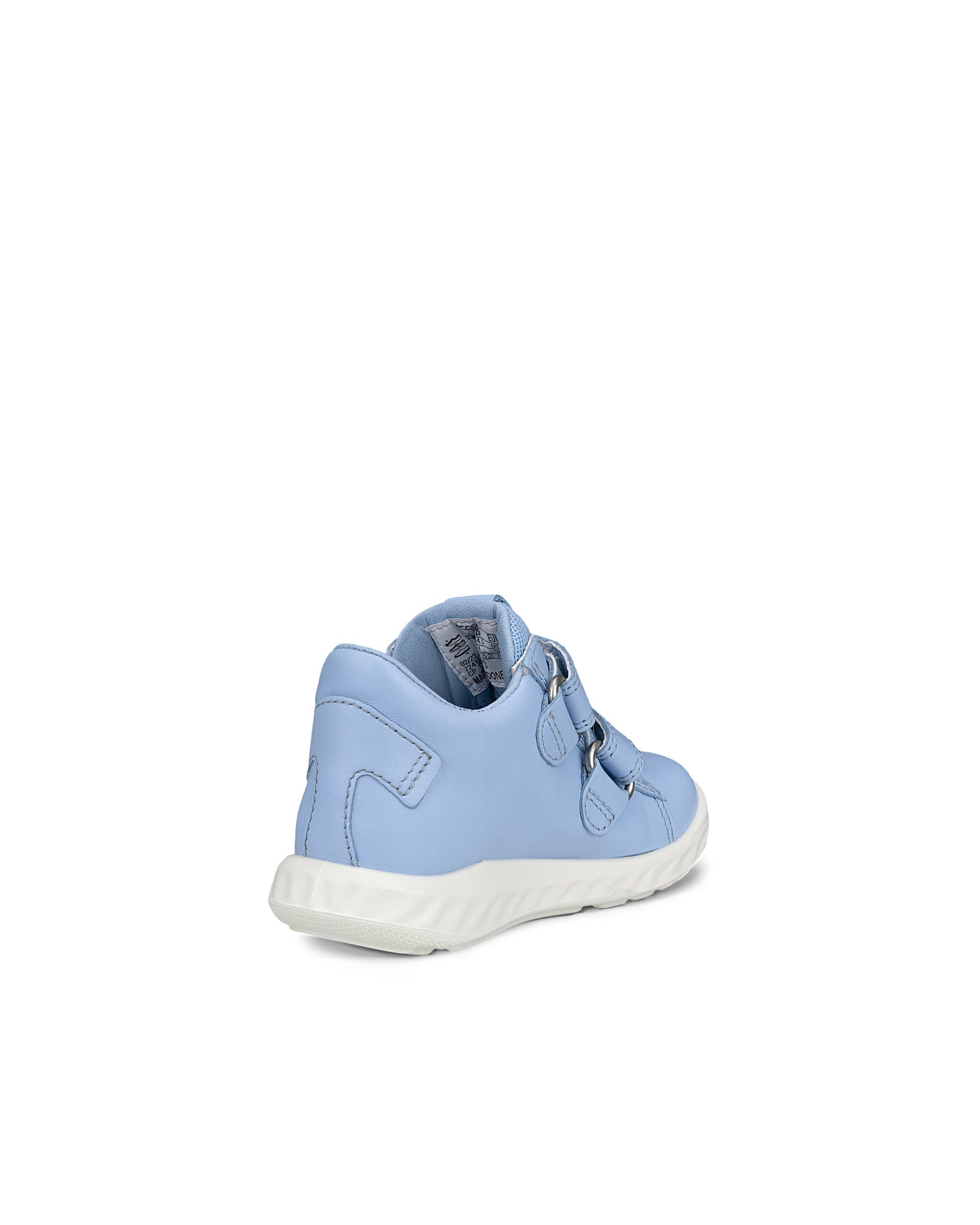 Kids' ECCO® SP.1 Lite Leather Hook & Loop Trainer - Blue - Back