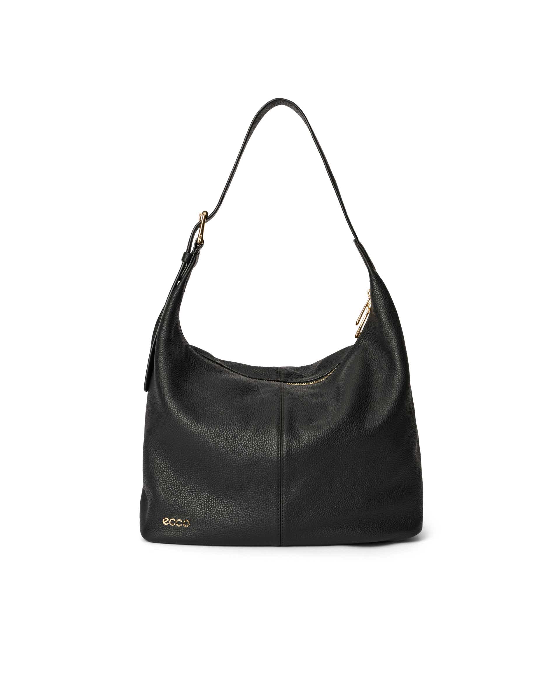 Bolso hobo de piel ECCO® Hobo - Negro - Main