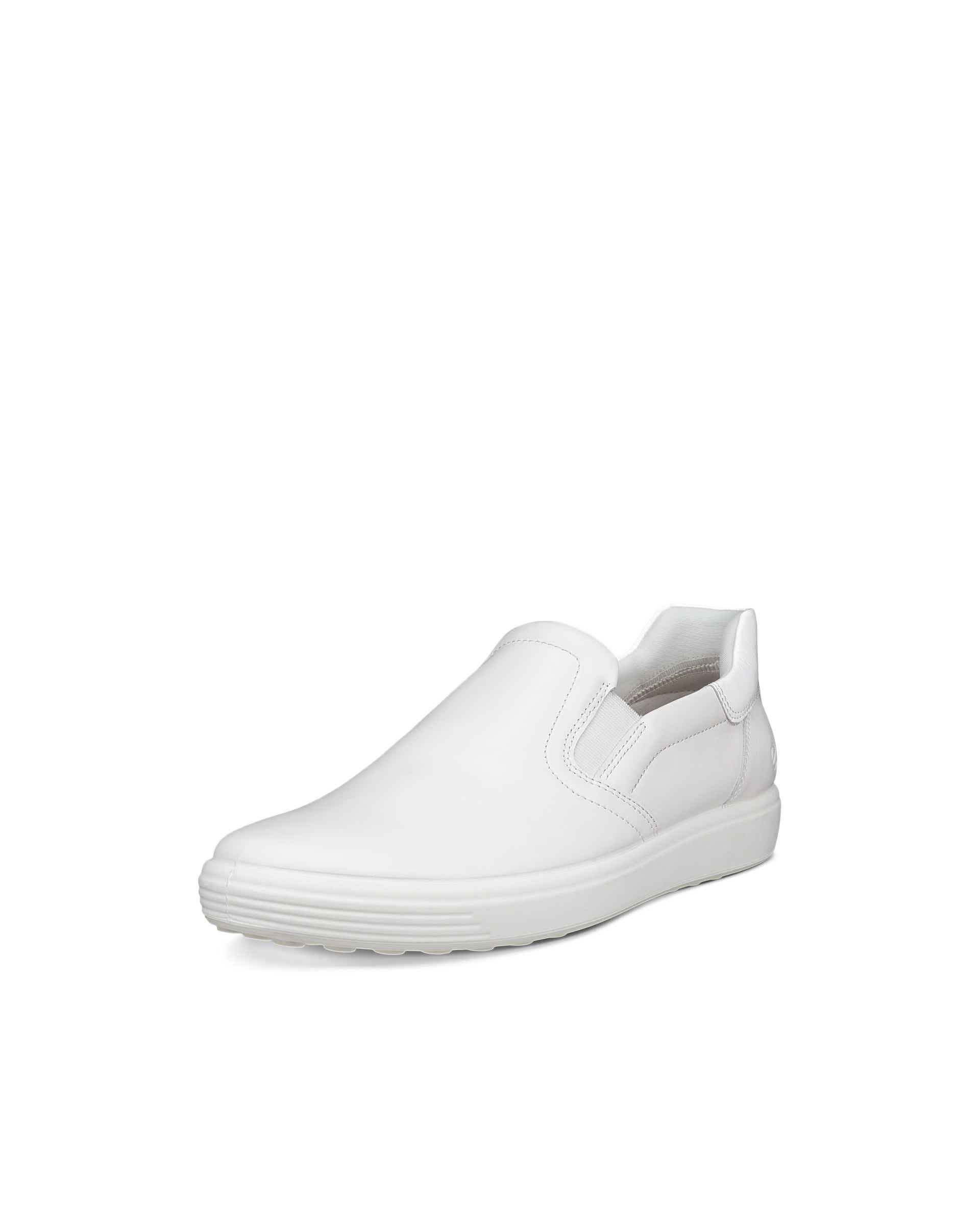 Ténis couro mulher ECCO® Soft 7 - Branco - Main