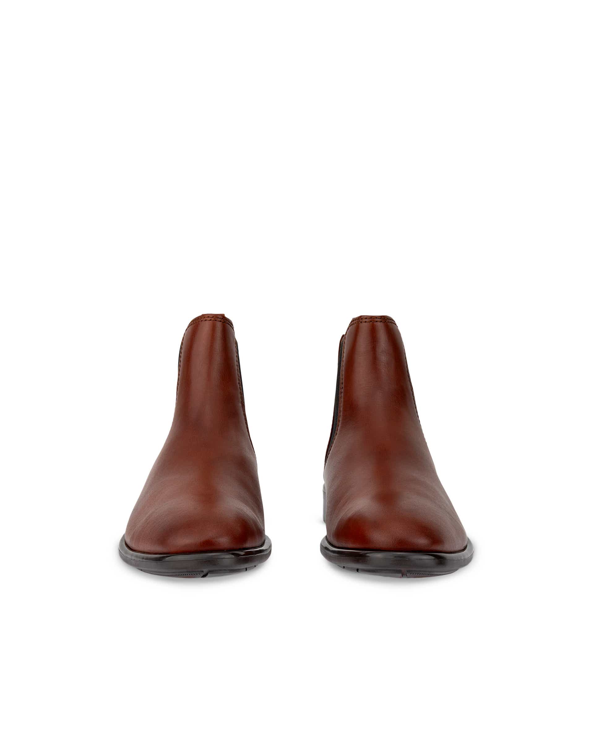 ECCO Men Citytray Tall Chelsea Boots - Brown - Front pair