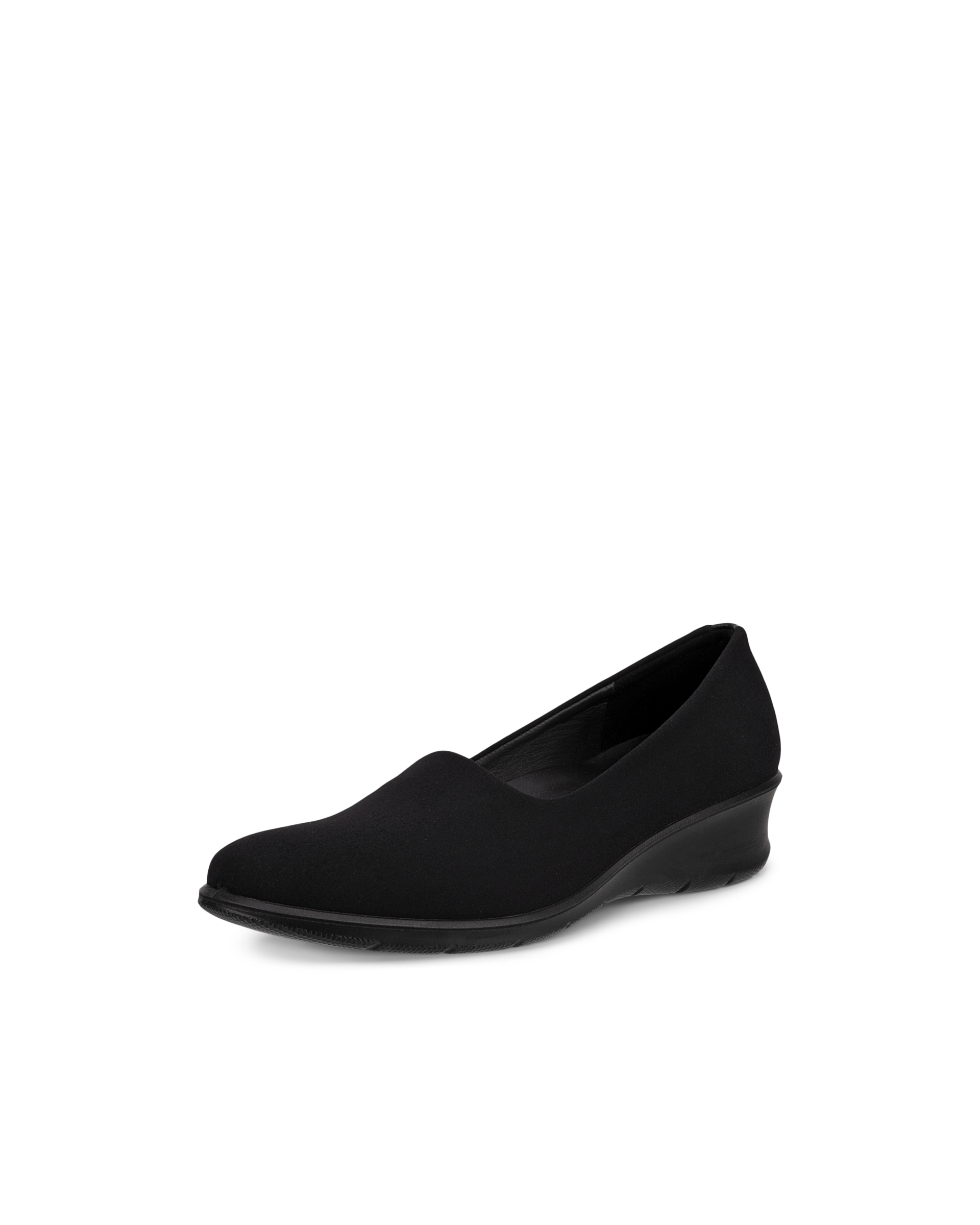 ECCO Felicia Stretch Slip On 黒 25cm Women's ECCO® Felicia Textile Stretch Slip-On | Black