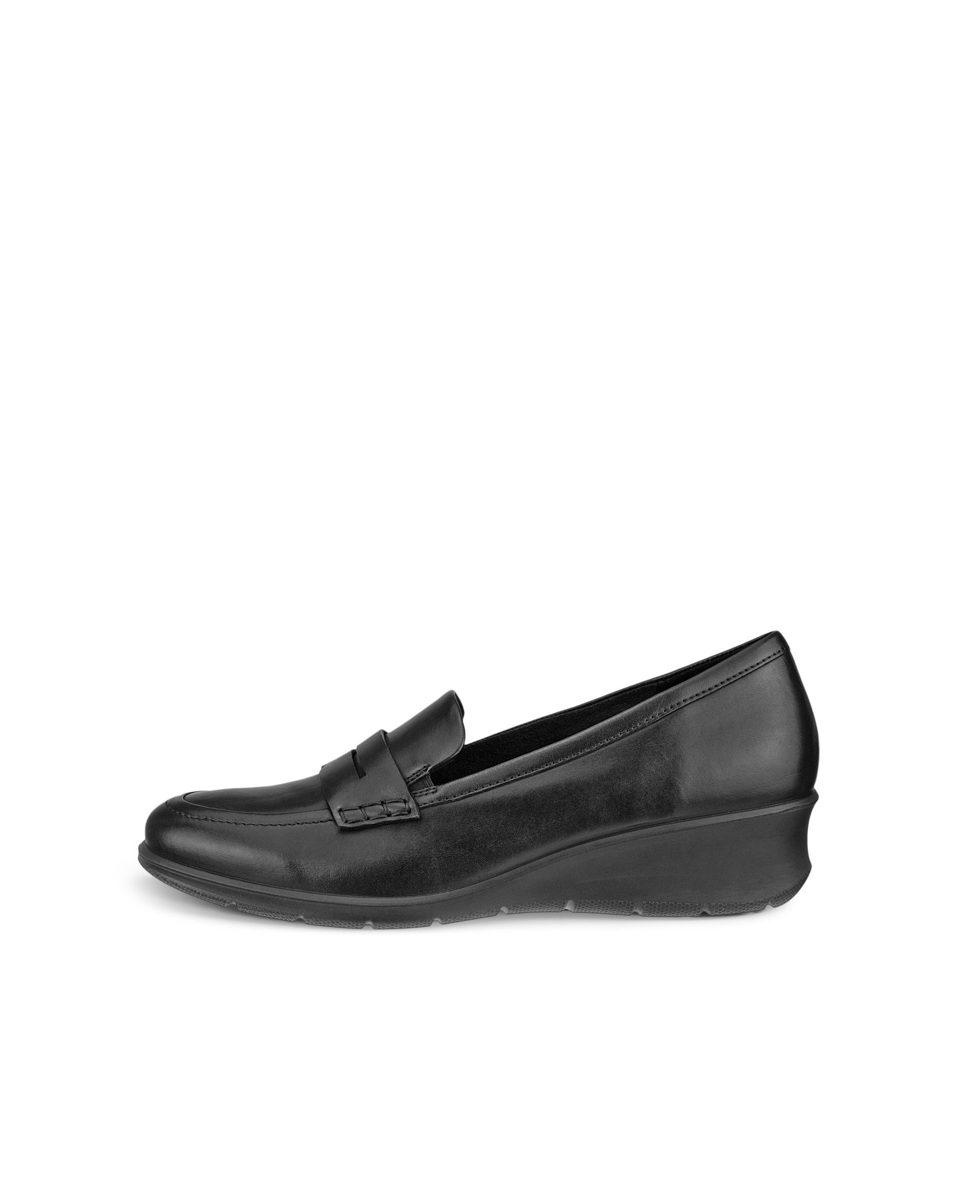 ECCO FELICIA ウィメンズ レザーローファー - ブラック - Outside