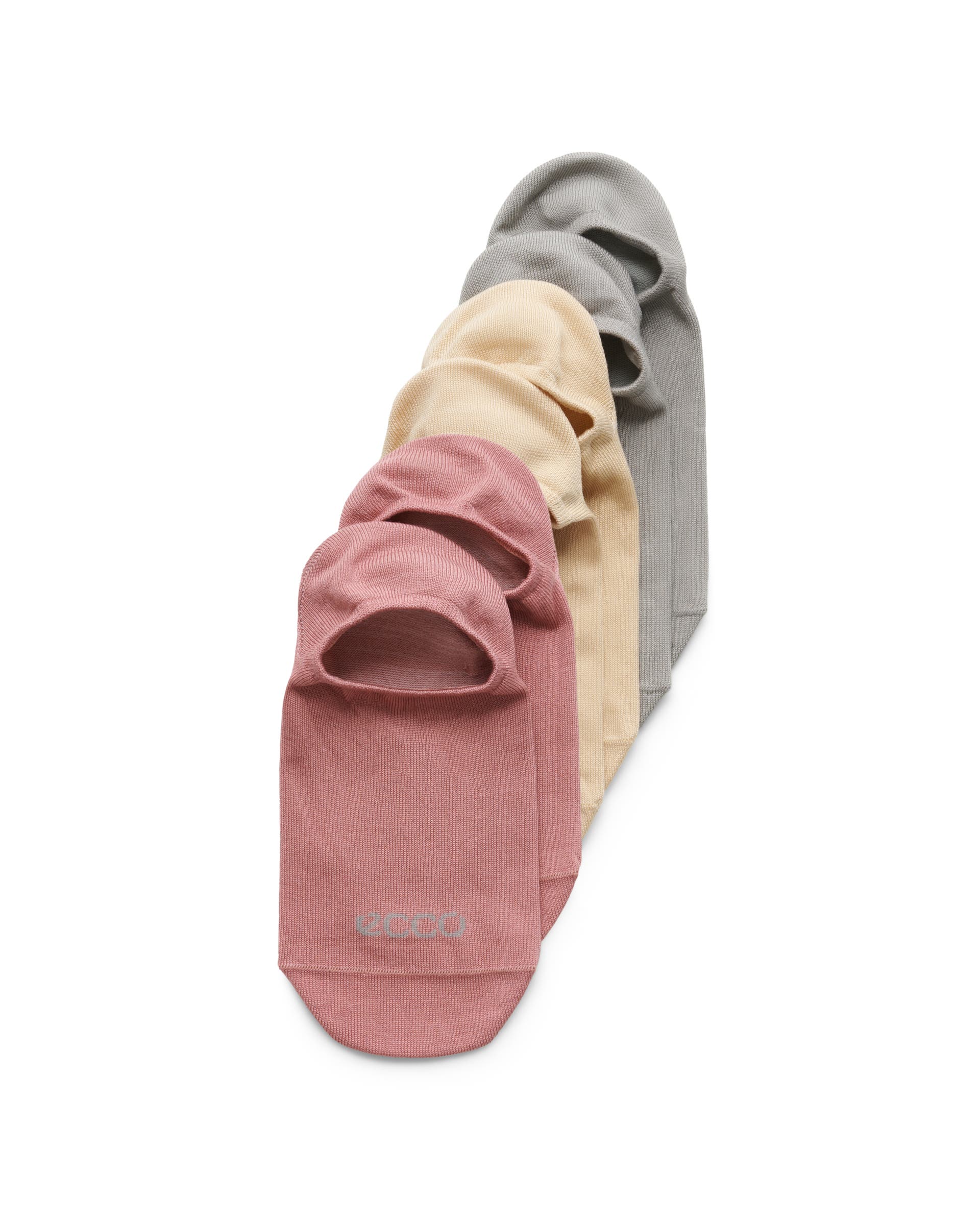 ECCO IN-SHOE WOMEN'S SOCK (3-PACK) - Grey - Main