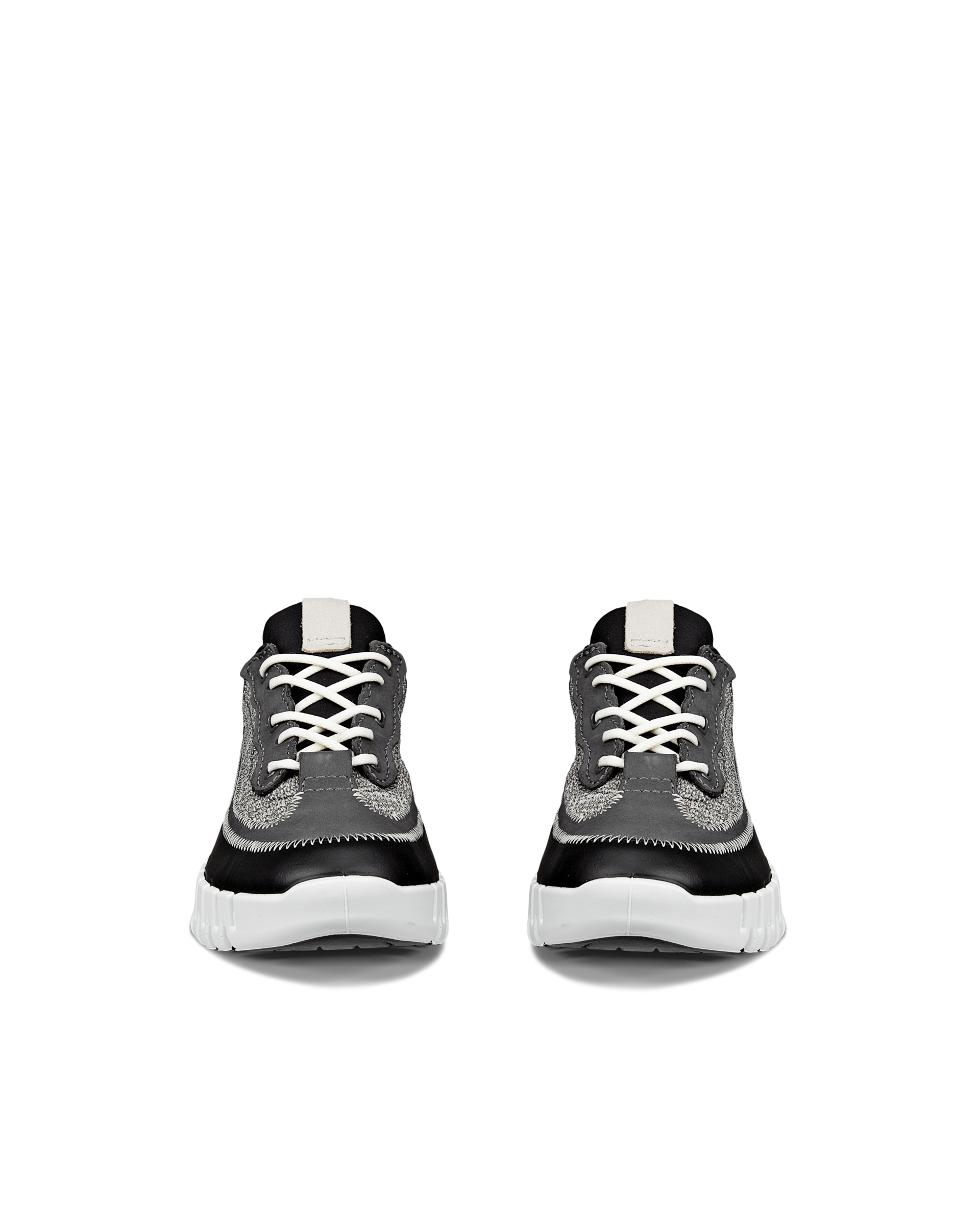 ECCO® GRUUV női bőr sneaker - Fekete - Front pair
