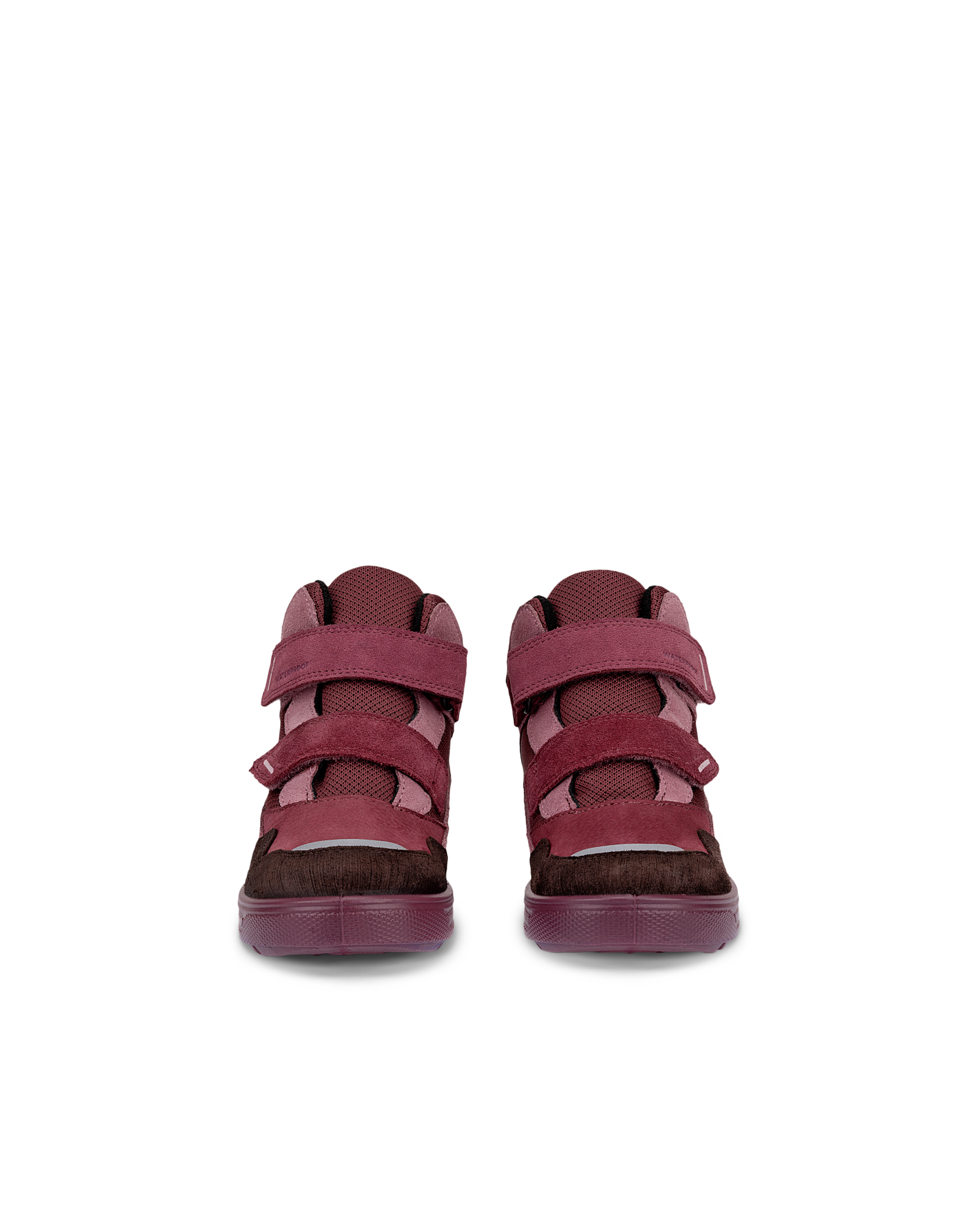 ECCO® URBAN SNOWBOARDER gyerek vízálló textil téli csizma - Rózsaszín - Front pair
