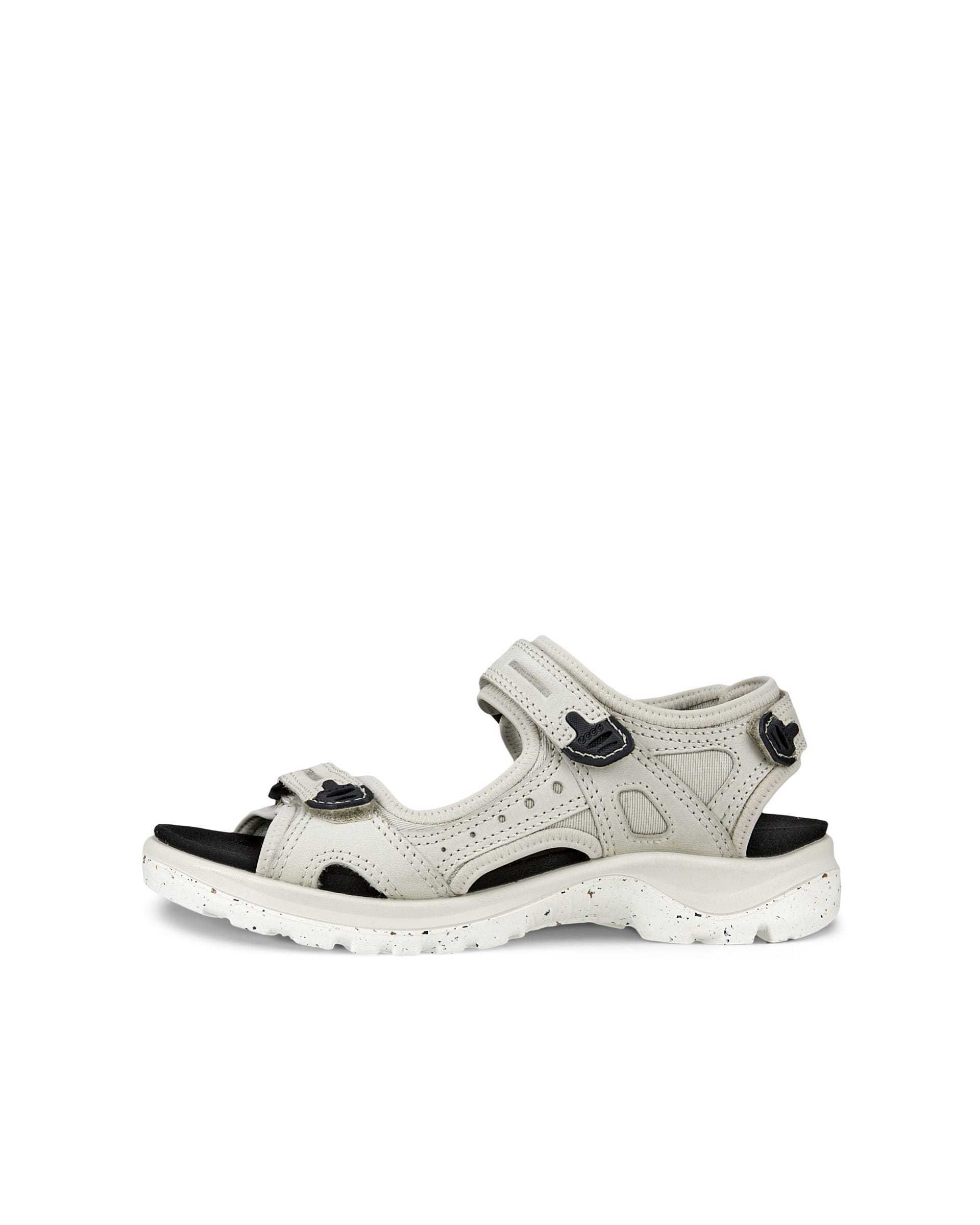 ECCO® Offroad Yucatan Plus Damen Trekkingsandale aus Nubukleder - Grau - Outside