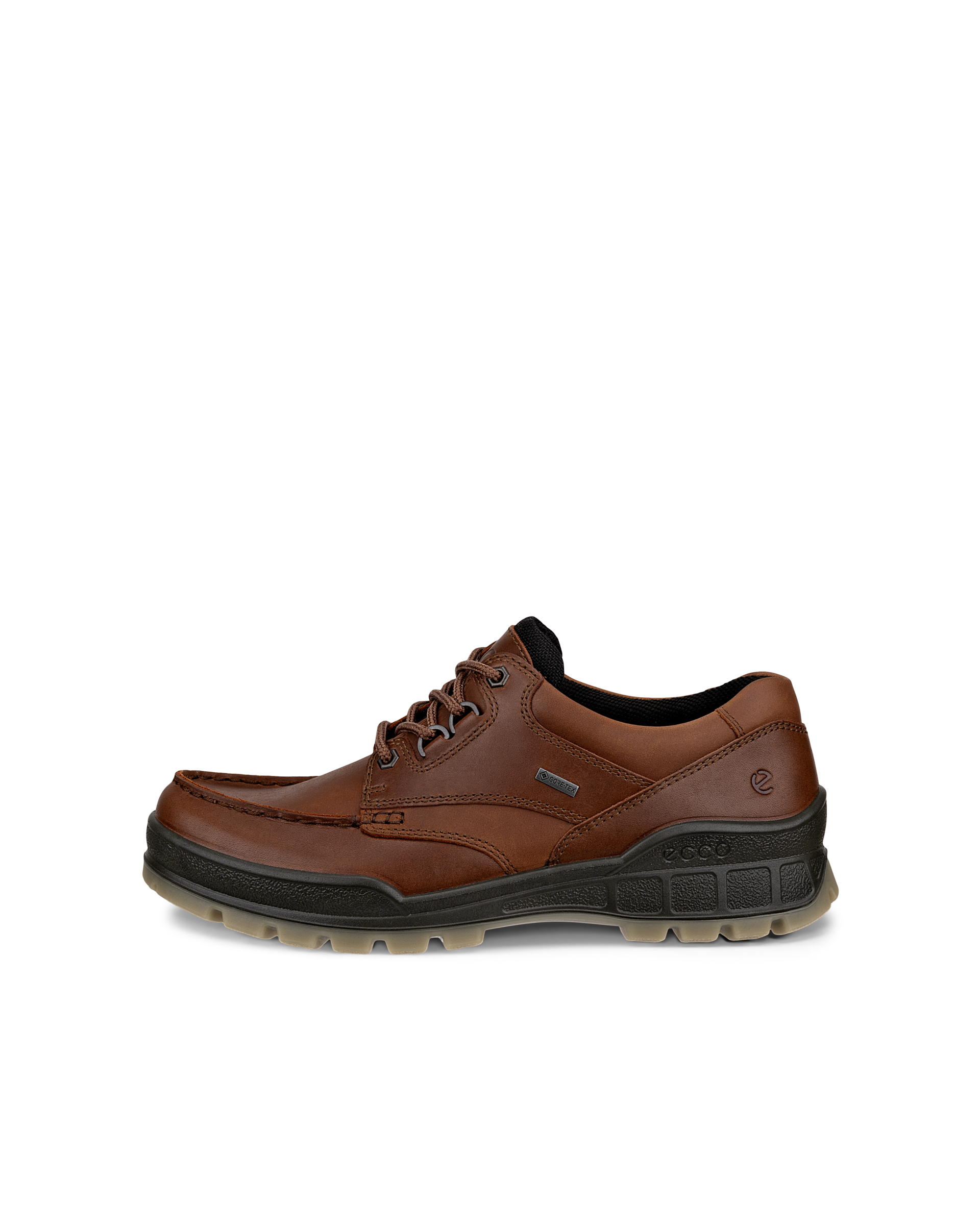 ECCO® Track 25 baskets de plein air en cuir Gore-Tex pour homme - Brun - Outside