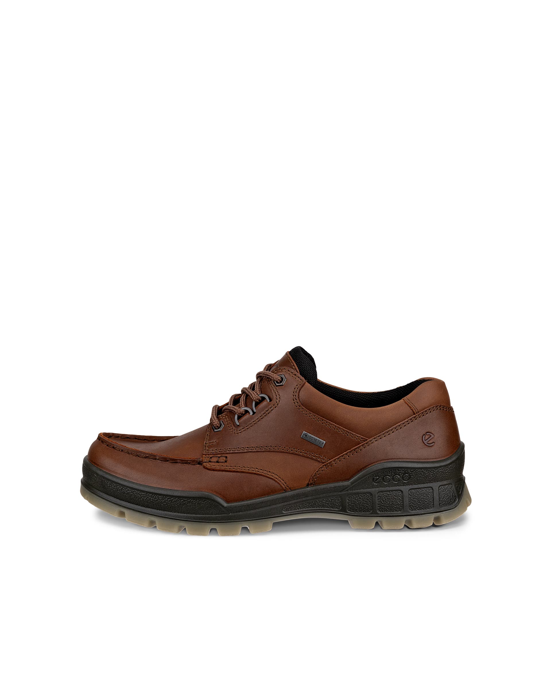Sapatos Moc-Toe couro homem ECCO® Track 25 - Castanho - Outside