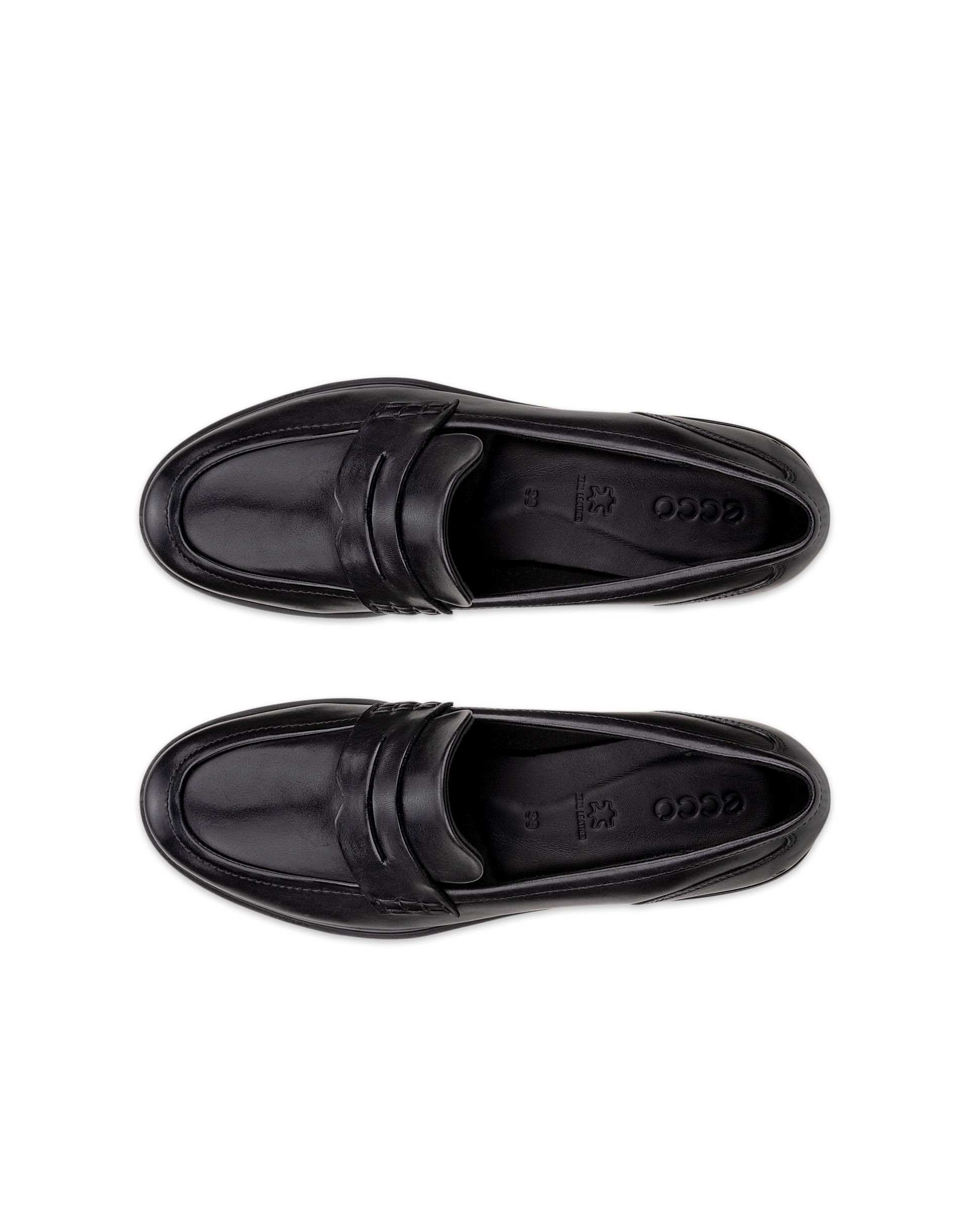Women's ECCO® Dress Classic 15 Leather Loafer | Black Women's ECCO® Dress Classic 15 Leather Loafer | Black